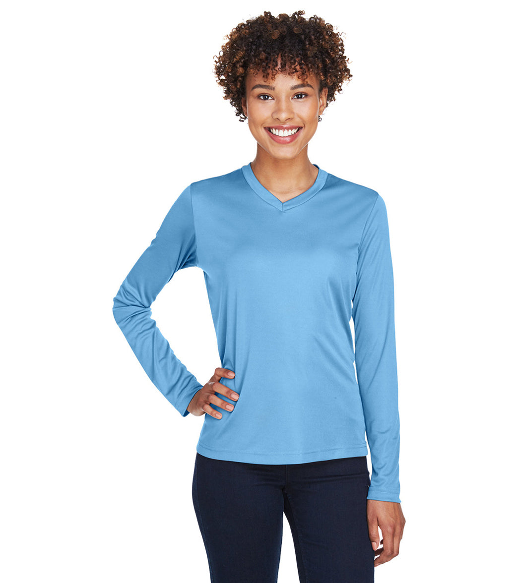 Team 365 Women's Zone Performance Long Sleeve T-Shirt、mySite、noshort