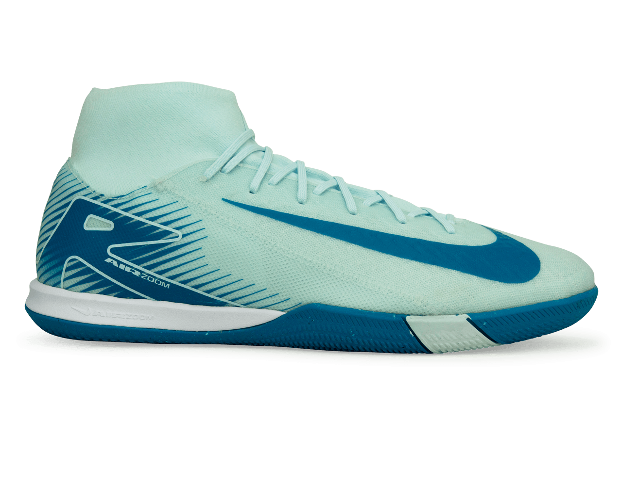 Nike Men's Zoom Mercurial Superfly 10 Academy IC Glacier Blue/Blue Orbit、mySite、noshort