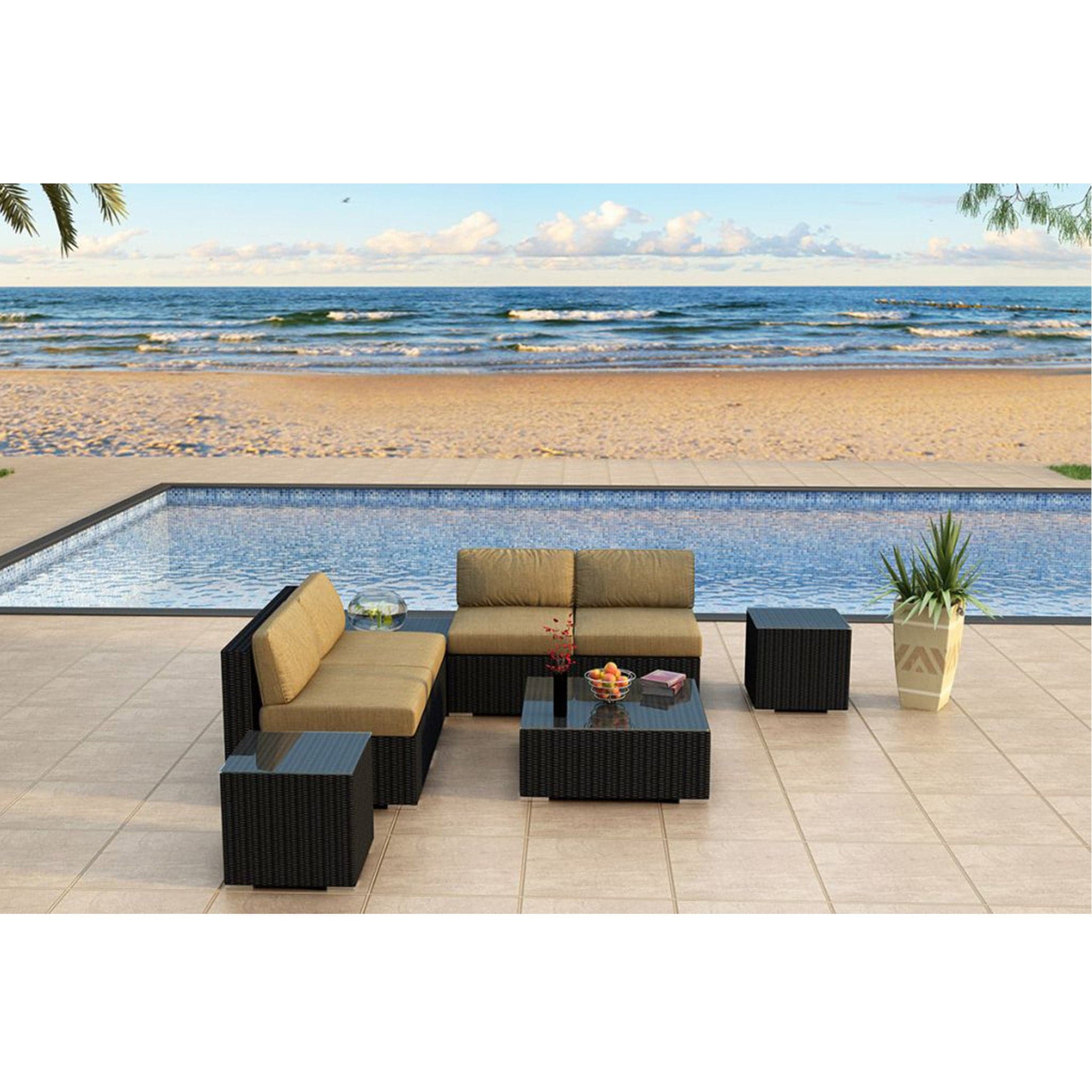 Urbana 8 Piece 4-Seat Sectional Set、mySite、neckold