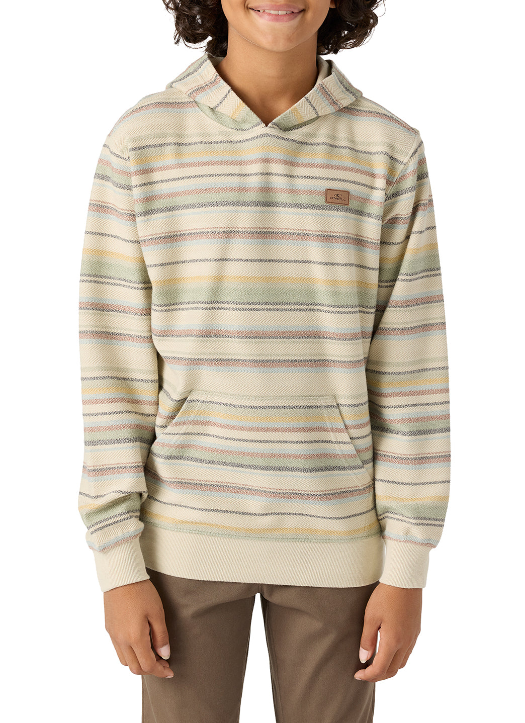 O'Neill Boys' Bavaro Stripe Pullover Hoodie (Big Kid)、mySite、noshort