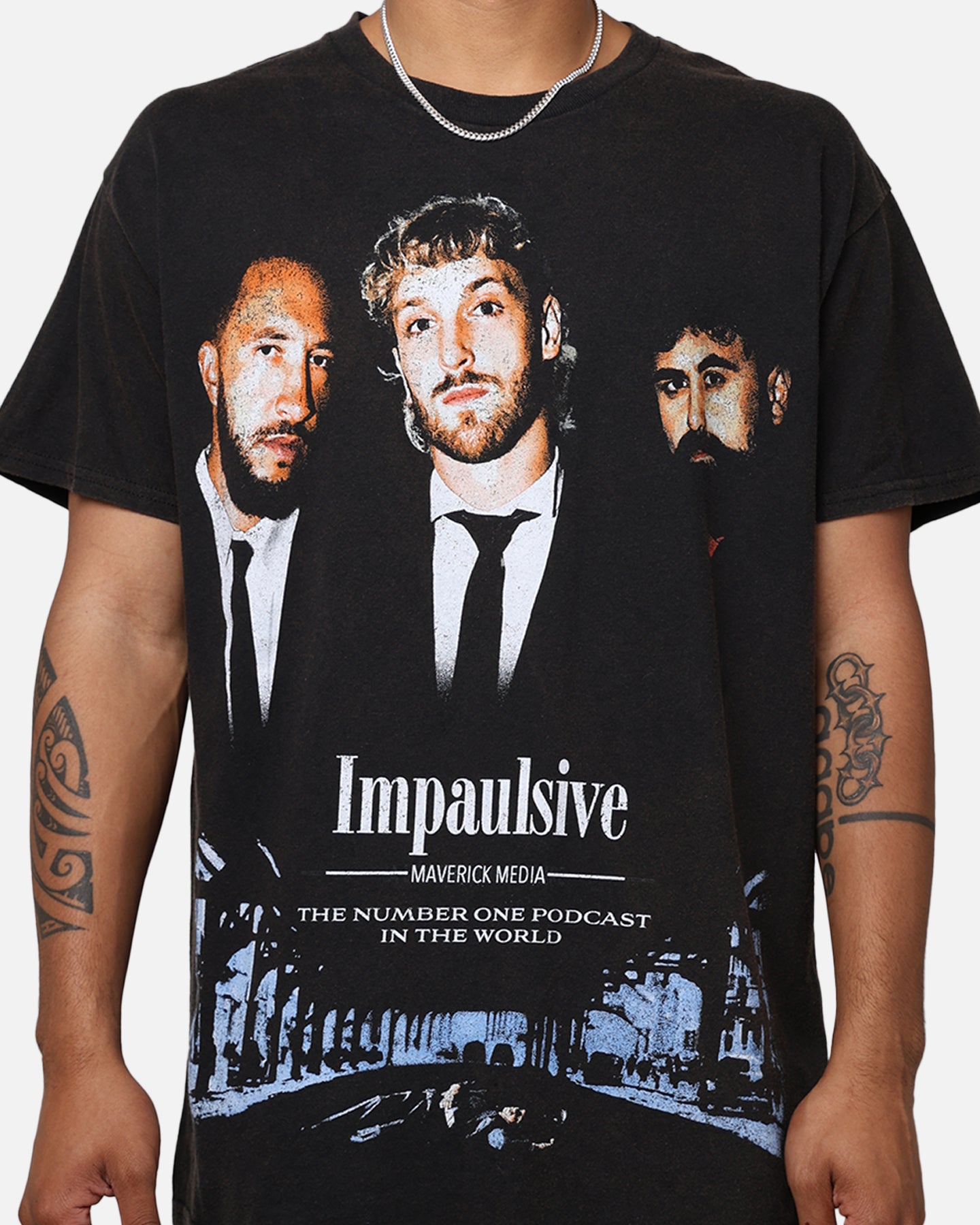 The Night Shift Impaulsive Vintage T-Shirt Black Wash、mySite、zt4zffjzw