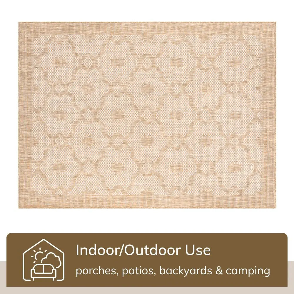 Sol Nordic Lattice Trellis Indoor Outdoor Beige Flatweave Rug、mySite、gigharbornorthrealestate
