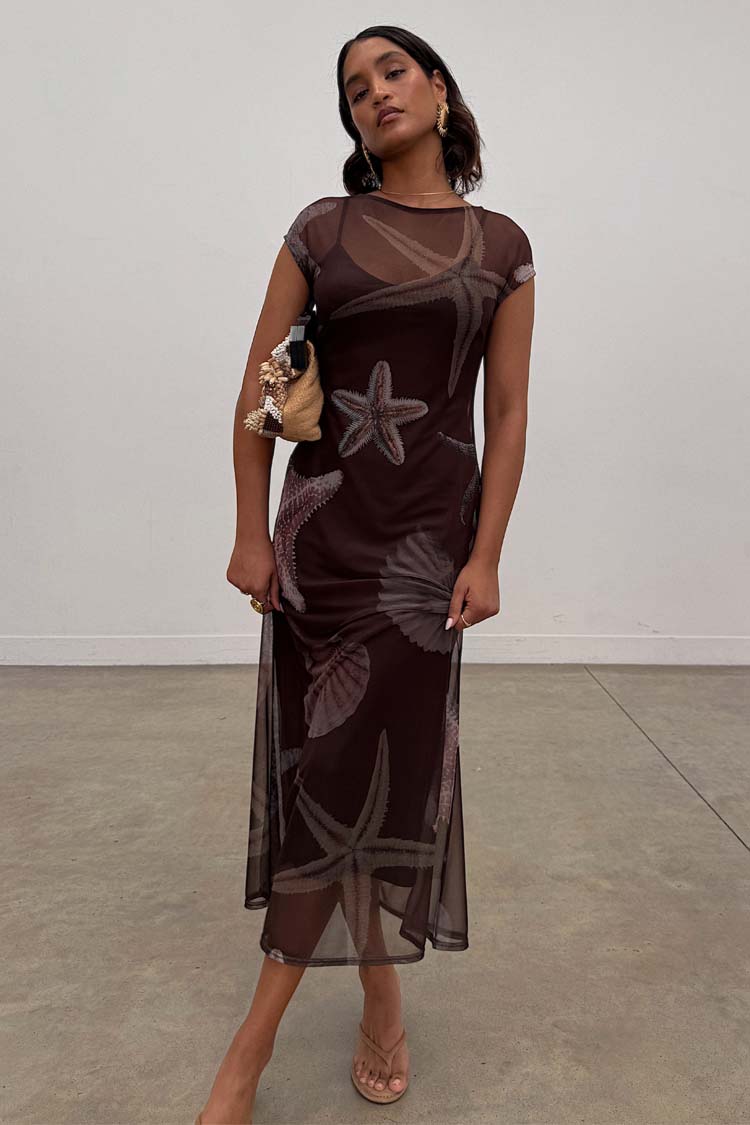 Chocolate Shell Sleeveless Dress、mySite、solidvoid