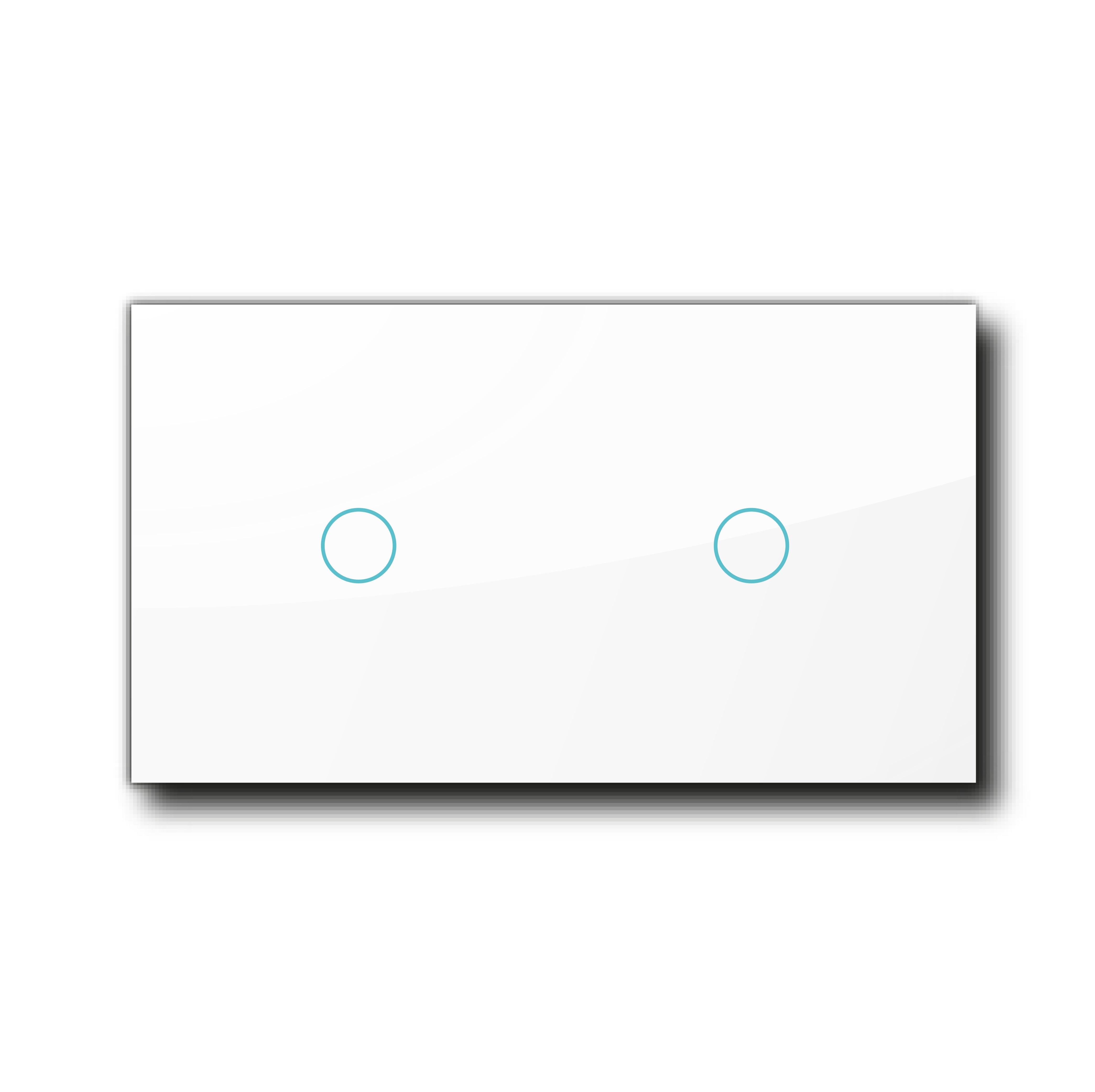 Smartify vPRO Espelho Duplo (1 botão + 1 botão) Branco - SYPE20101BR、mySite、fannypackpong