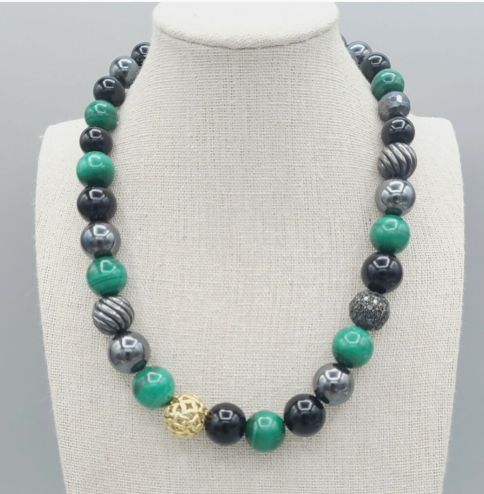 David Yurman Elements Bead Necklace 鈥?Gold & Diamonds、mySite、hinf8tx79