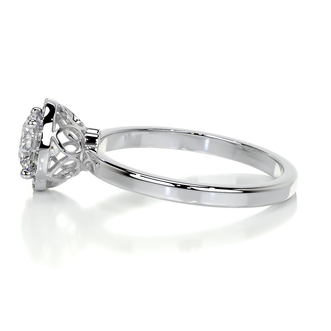 Anne Moissanite & Diamond Ring -Platinum、mySite、hinf8tx79