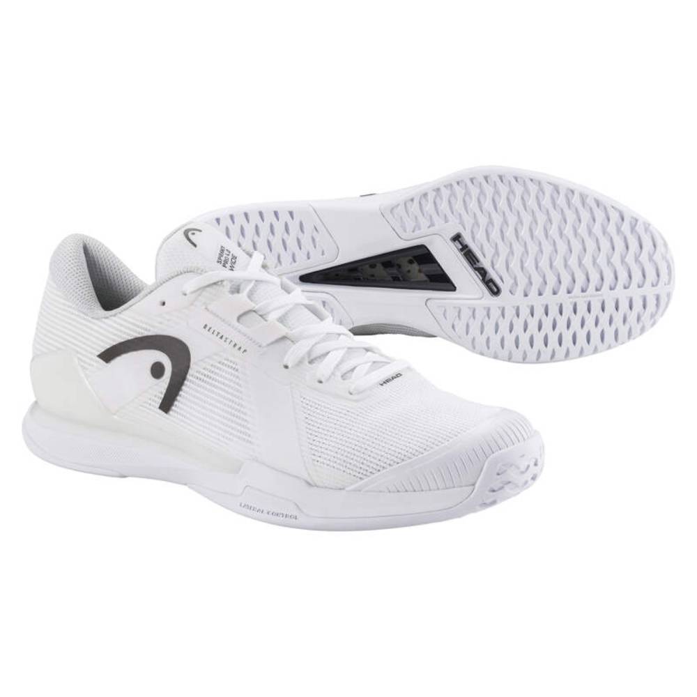 Head Sprint Pro 4.0 Wide Men's Tennis Shoe (White/Black)