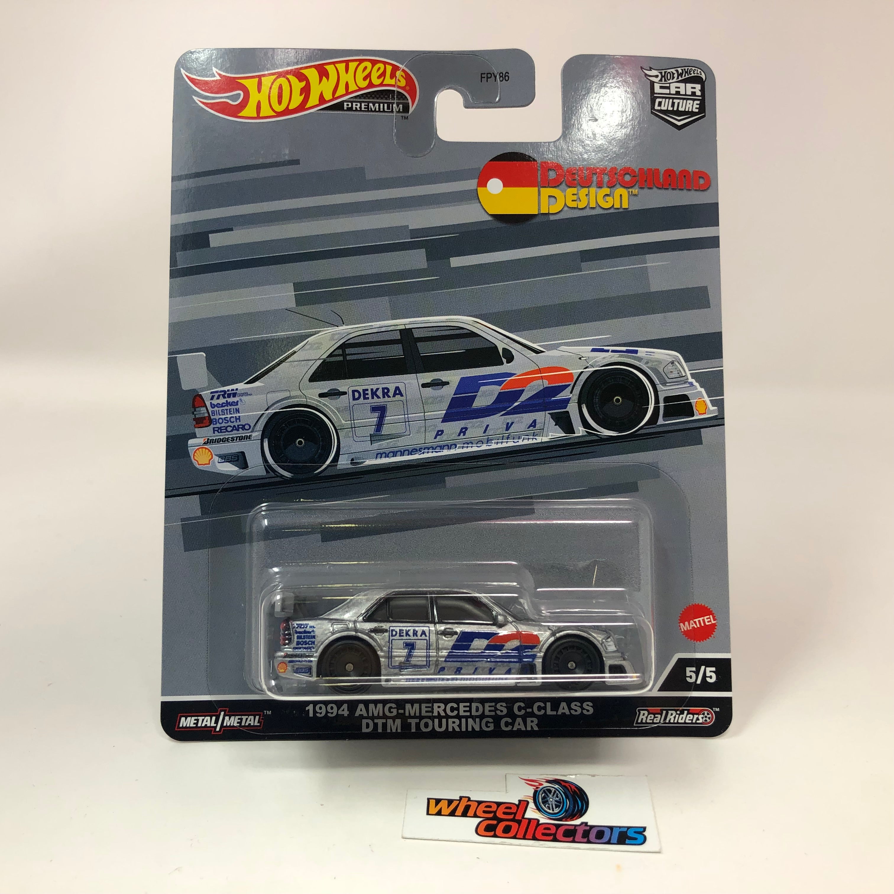 1994 AMG-Mercedes C-Class DTM * Silver * 2022 Hot Wheels Deutschland Design 2 Car Culture、mySite、hgirdovlk