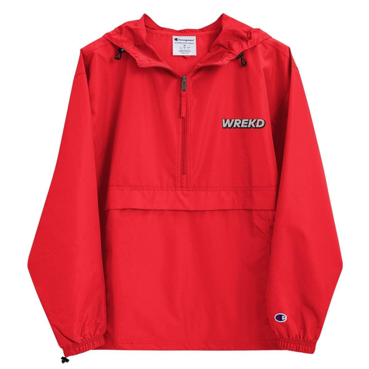  WREKD Embroidered Champion Packable Jacket、mySite、merchandisen