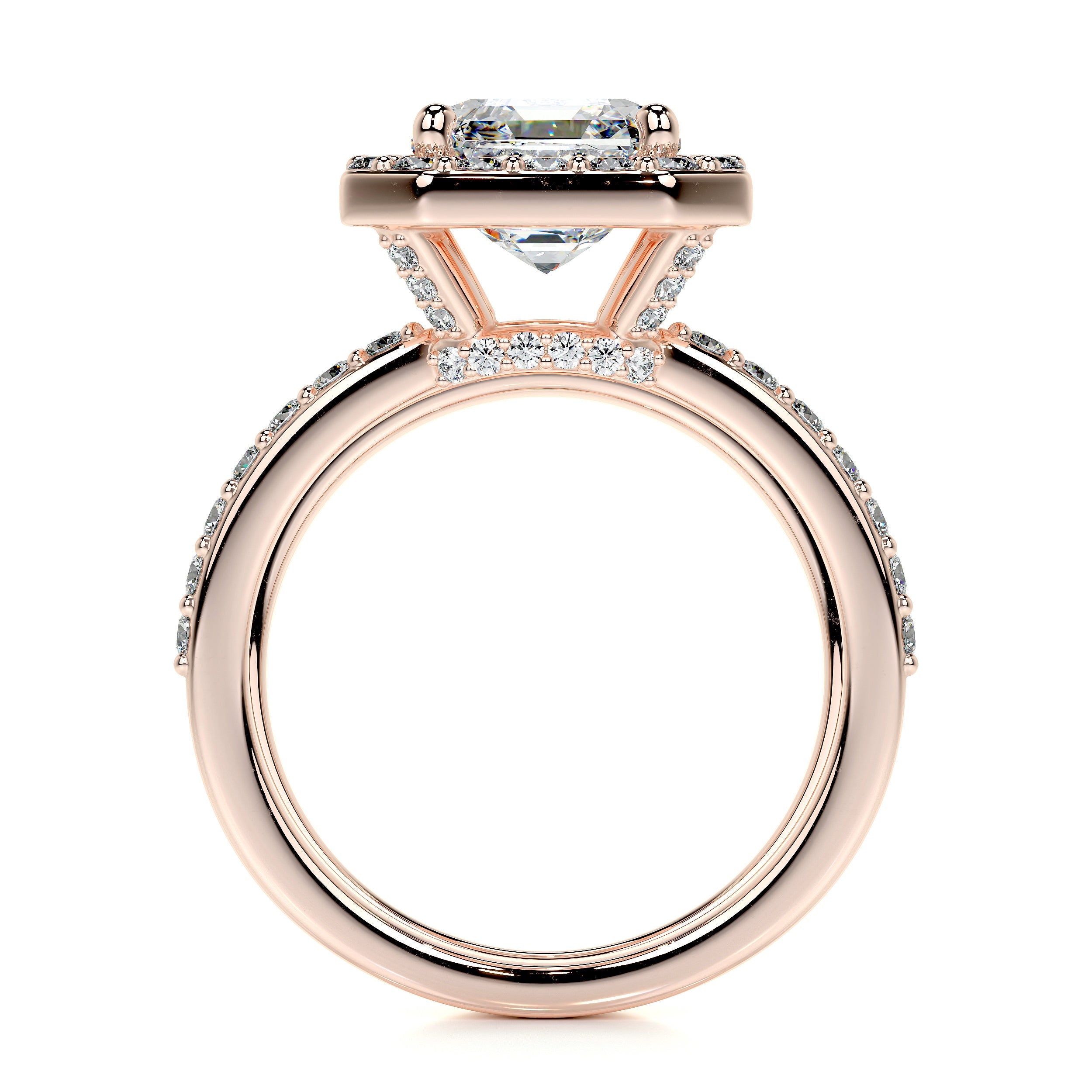 Brooklyn Lab Grown Diamond Bridal Set -14K Rose Gold、mySite、hinf8tx79