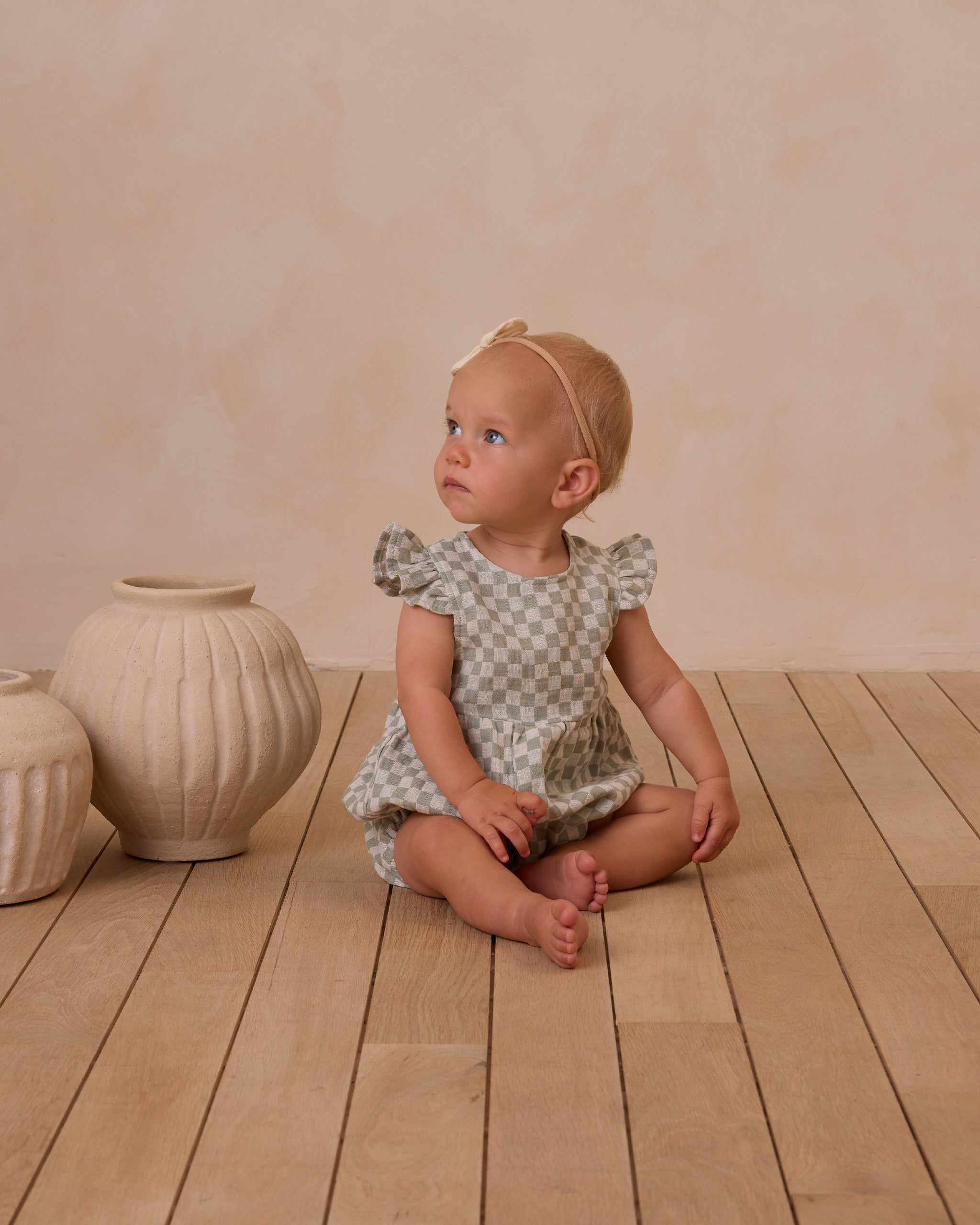  Amelia Romper || Sage Check、mySite、layawaytickets