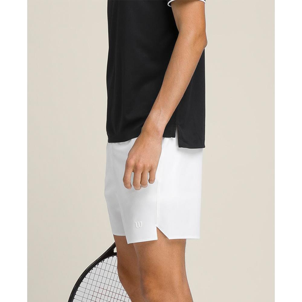 Wilson Men's Tournament Pro 7 Short - Bright White