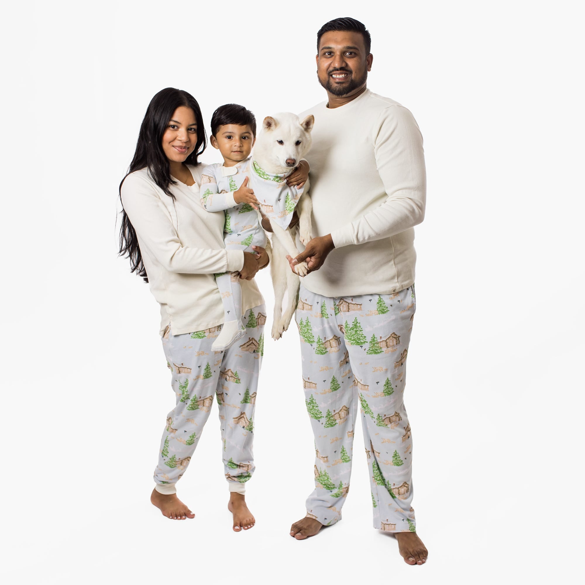  Winter Cabin Matching Organic Cotton Pajamas、mySite、layawaytickets