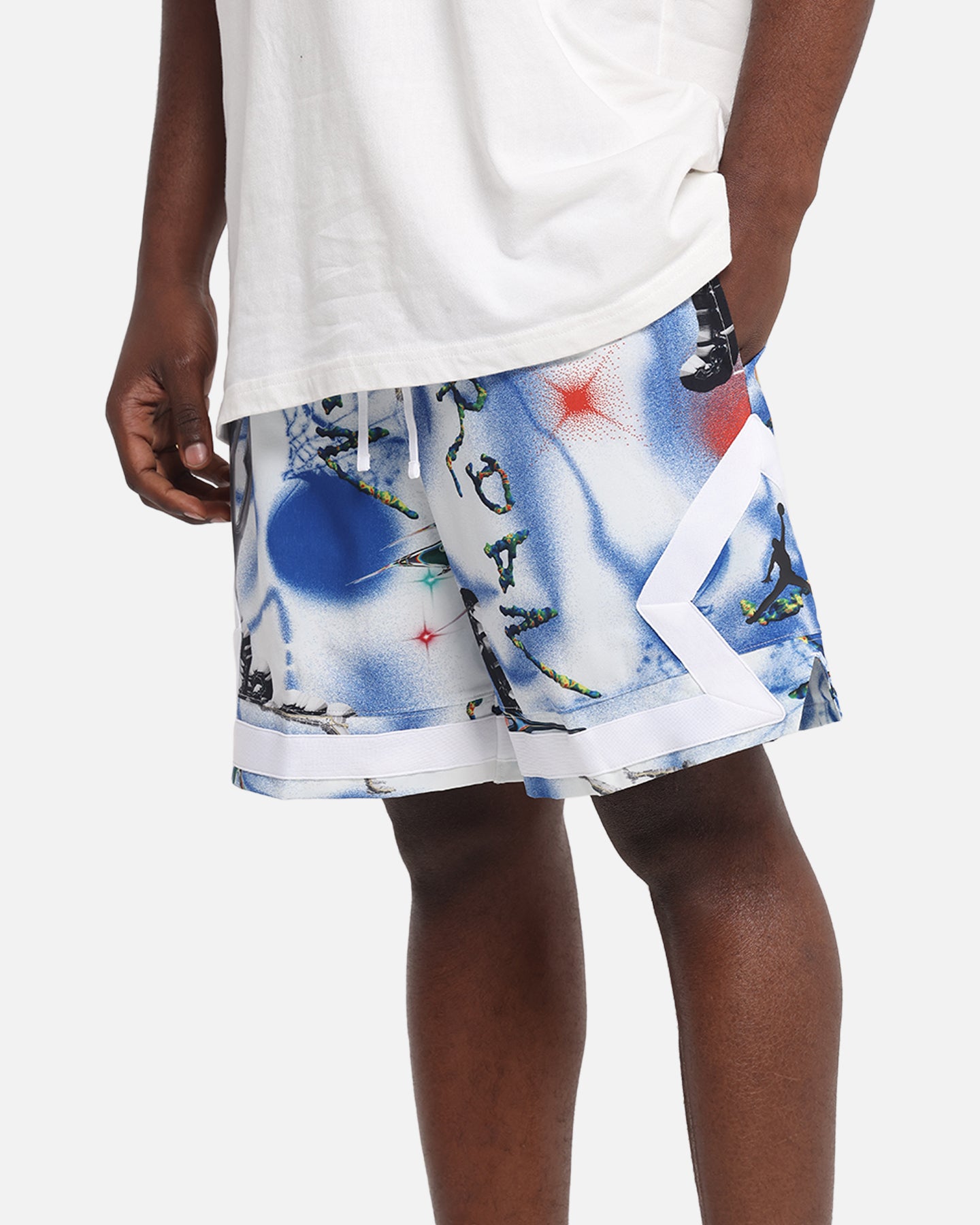 Jordan Jumpman Dri-FIT Sport Diamond Shorts White/Black、mySite、zt4zffjzw