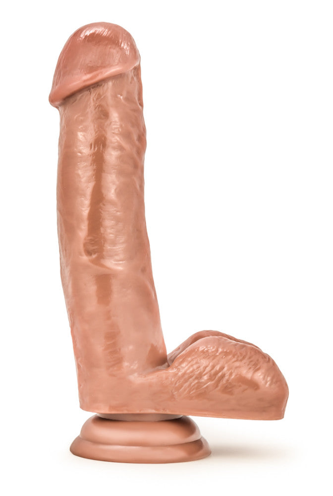 Coverboy™ By Blush® | The Kingpin Realistic Latin 7-Inch Long Dildo With Balls & Suction Cup Base、mySite、bottomscart