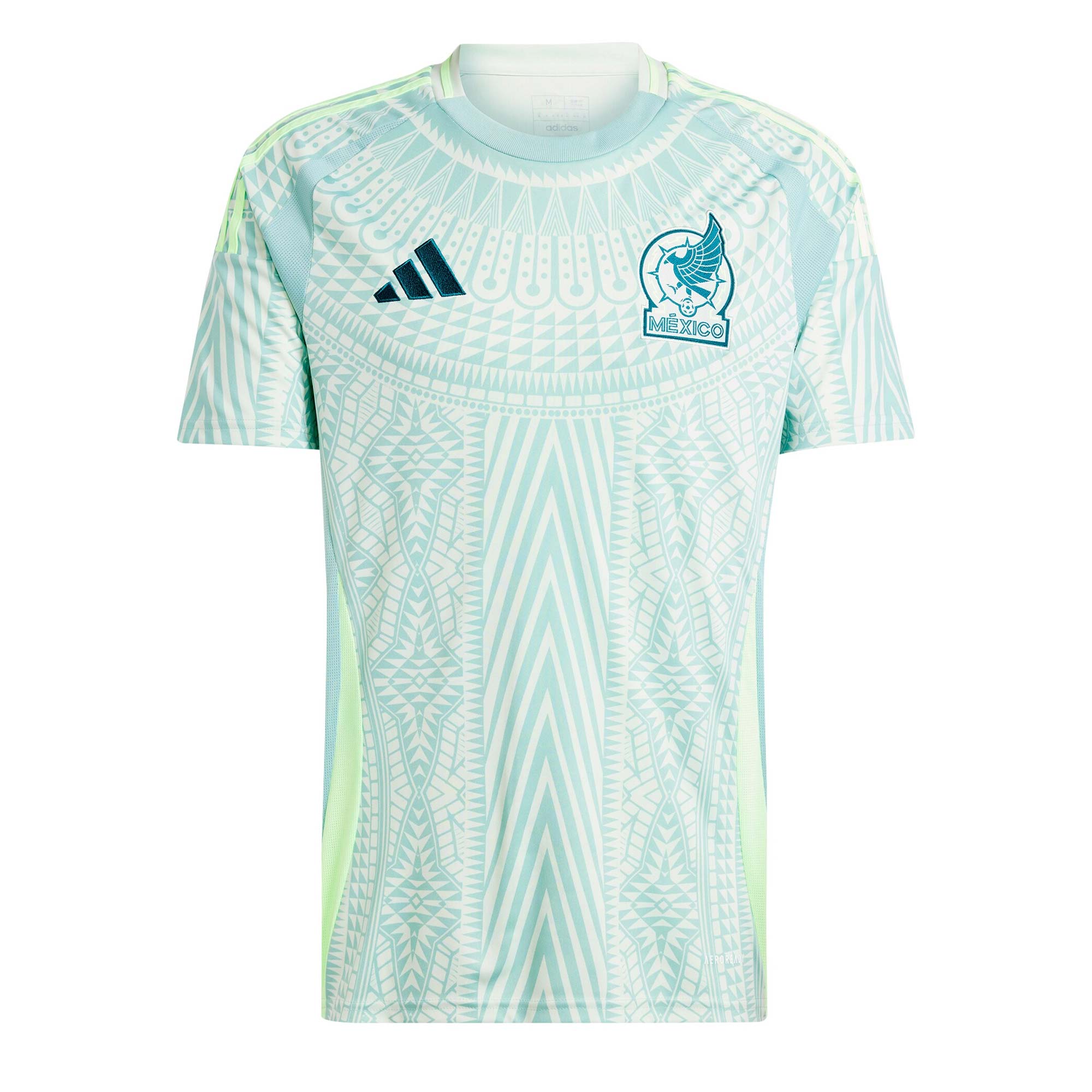 adidas Men's Mexico 2024/25 Away Jersey Light Green、mySite、noshort