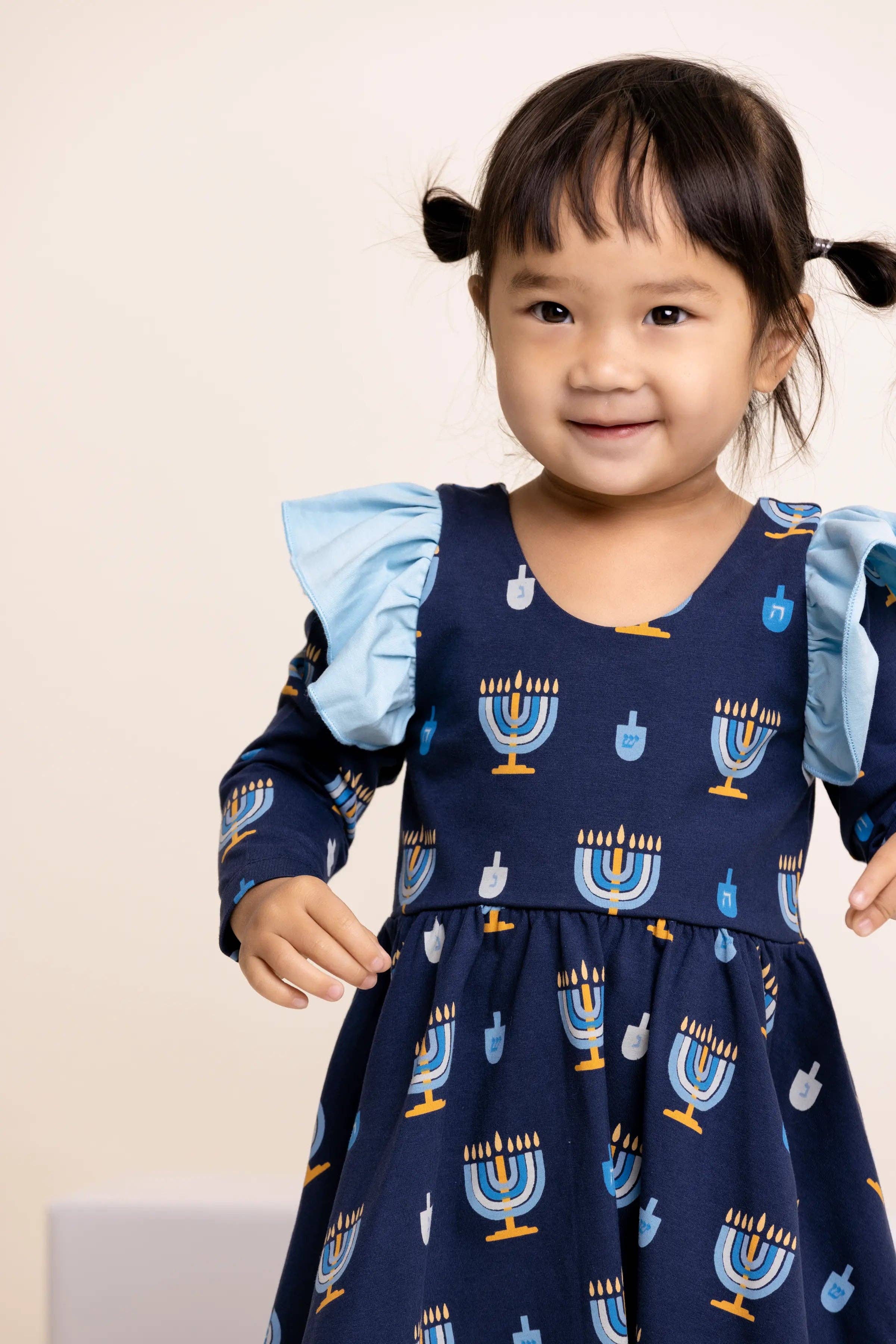 Baby Dreidel Ruffle Dress by Monica + Andy - (Sizes 0 - 24M)、mySite、topwebapps