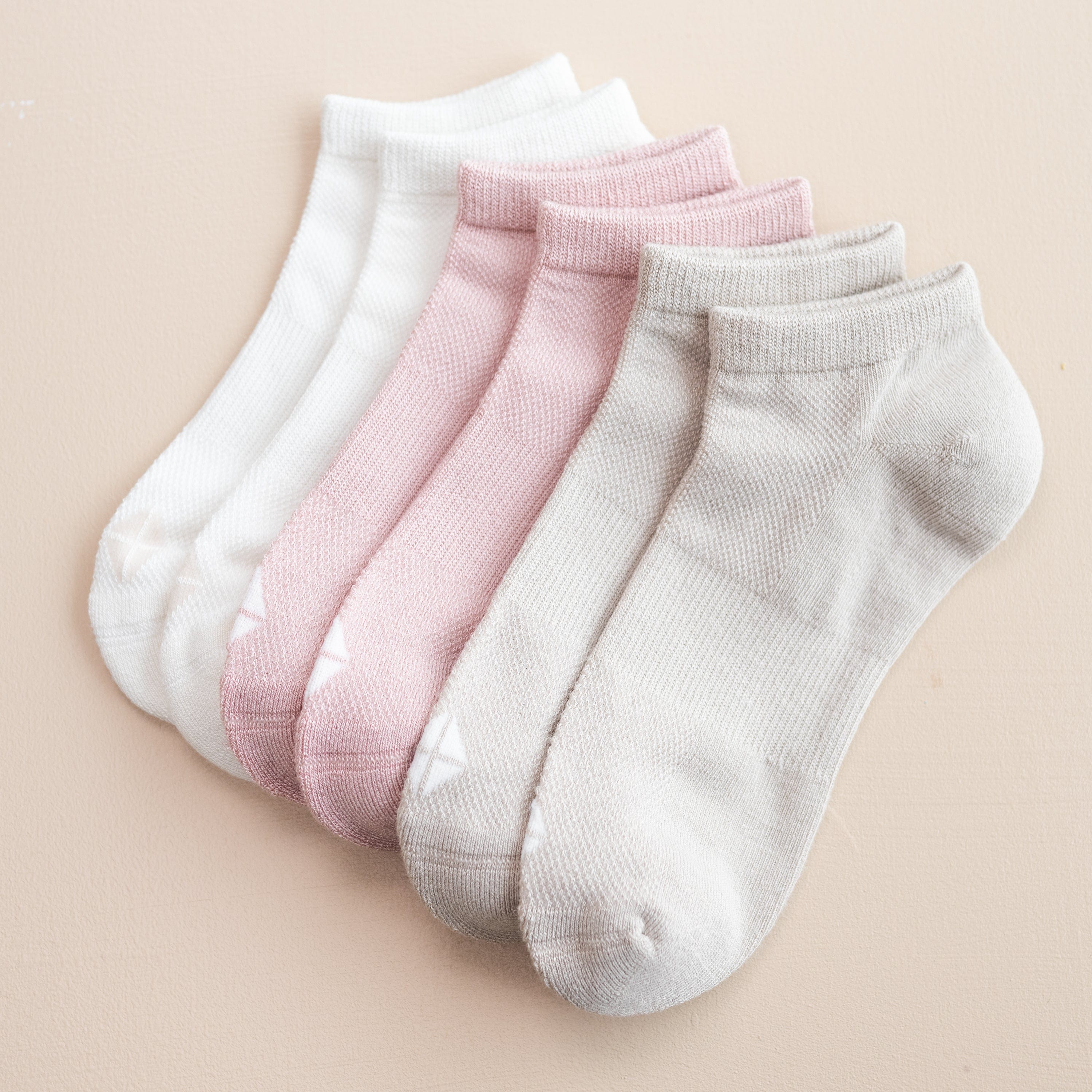  Women's Ankle Socks 3-Pack in Neutral、mySite、layawaytickets