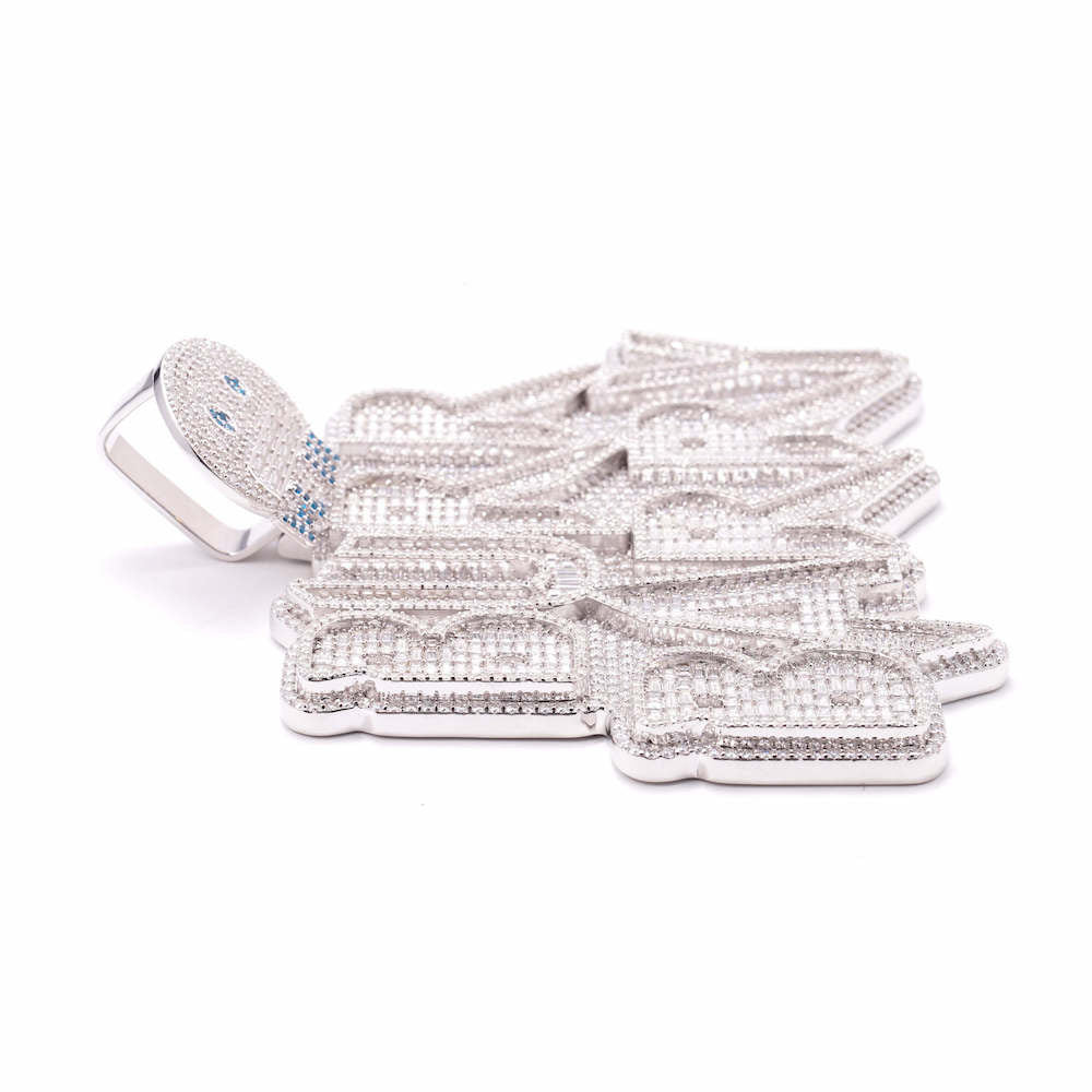 BURR BARRY Custom Moissanite Pendant 14K Gold、mySite、hinf8tx79