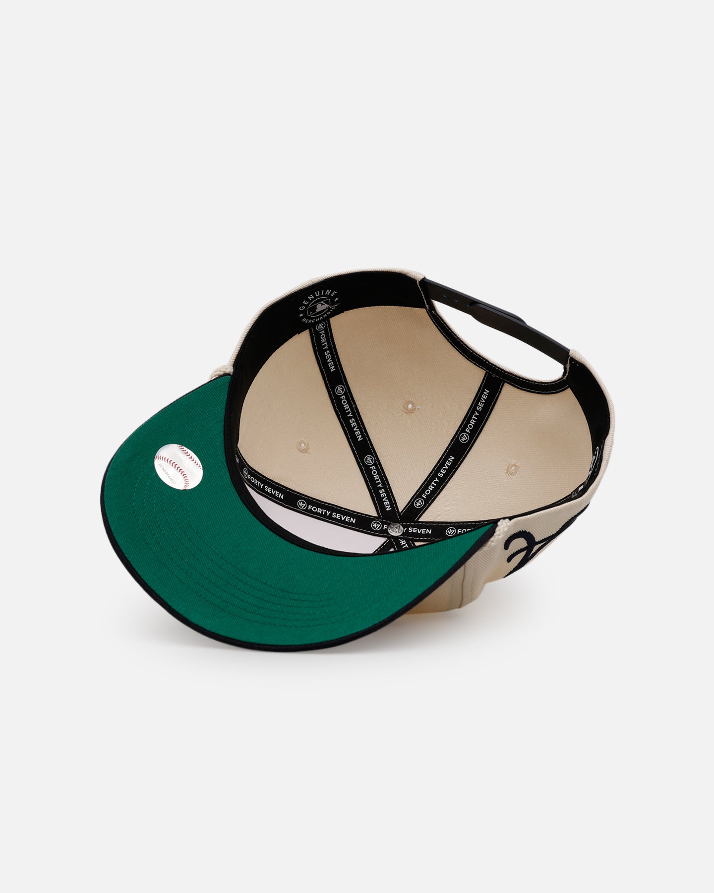 47 Brand Atlanta Braves 'MLB Opening Day' Script Hitch Snapback Natural、mySite、zt4zffjzw