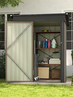 matal outdoor storage shed