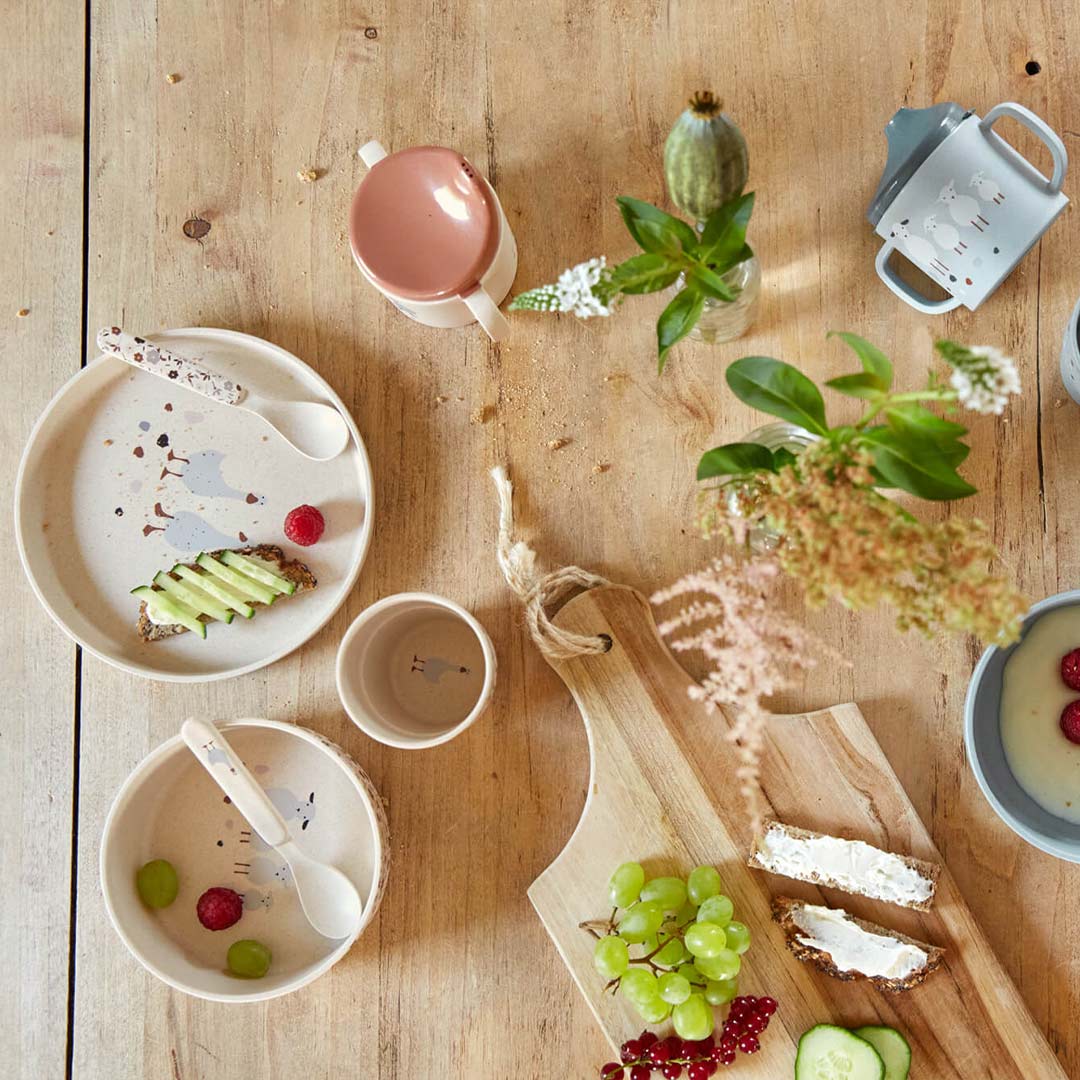  Lassig Dish Set - Nature - Tiny Farmer Sheep/Goose、mySite、merchandisen