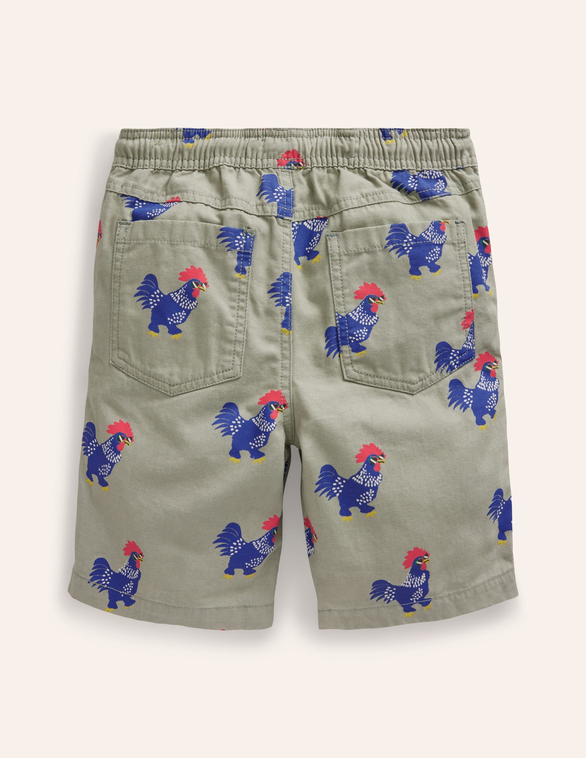  Pull-on Drawstring Shorts-Pottery Green Chicken、mySite、ashleygrahame