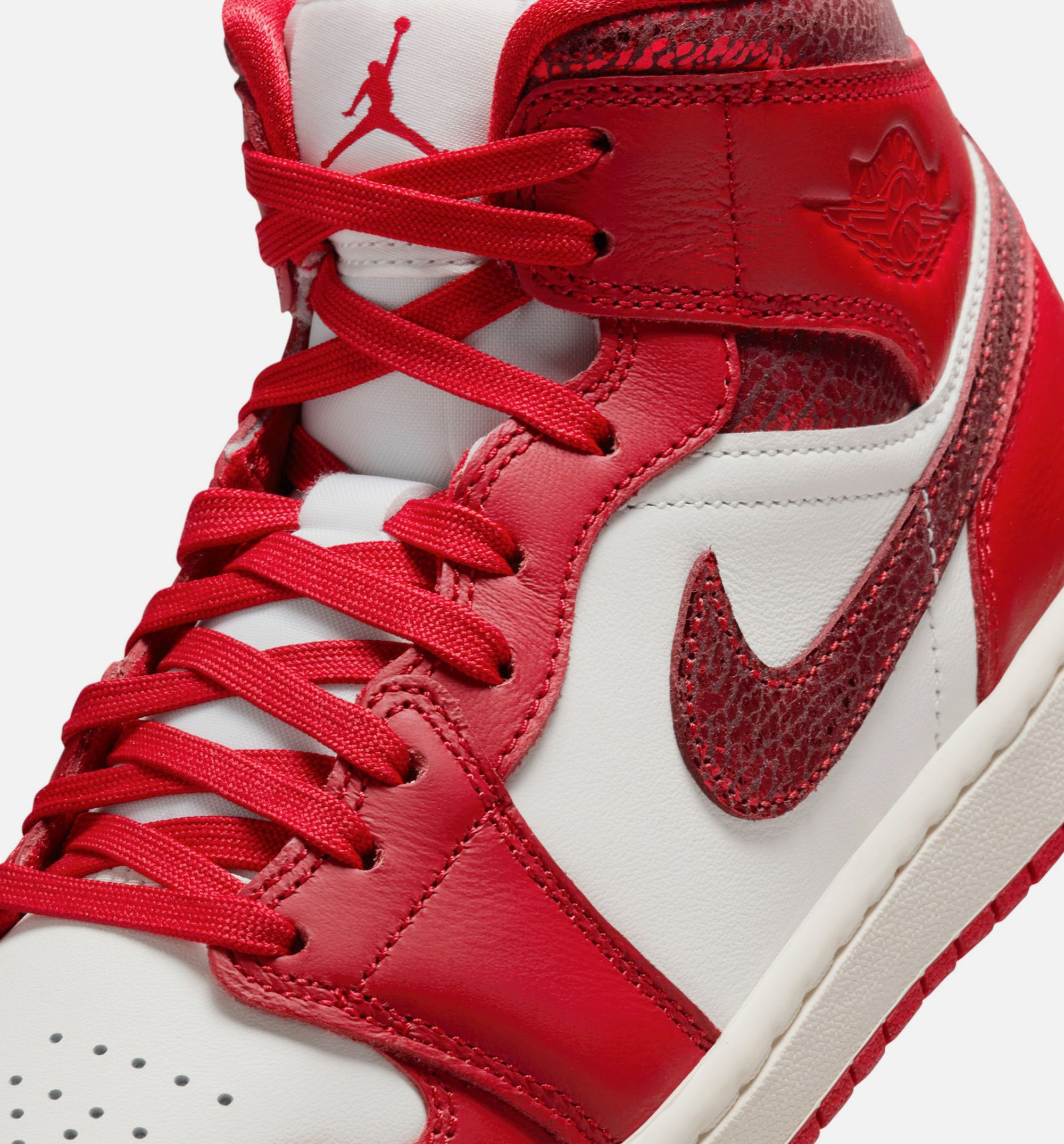 Air Jordan 1 Mid SE Womens Lifestyle Shoe - Sail/Team Red/Varsity Red、mySite、dreamappss
