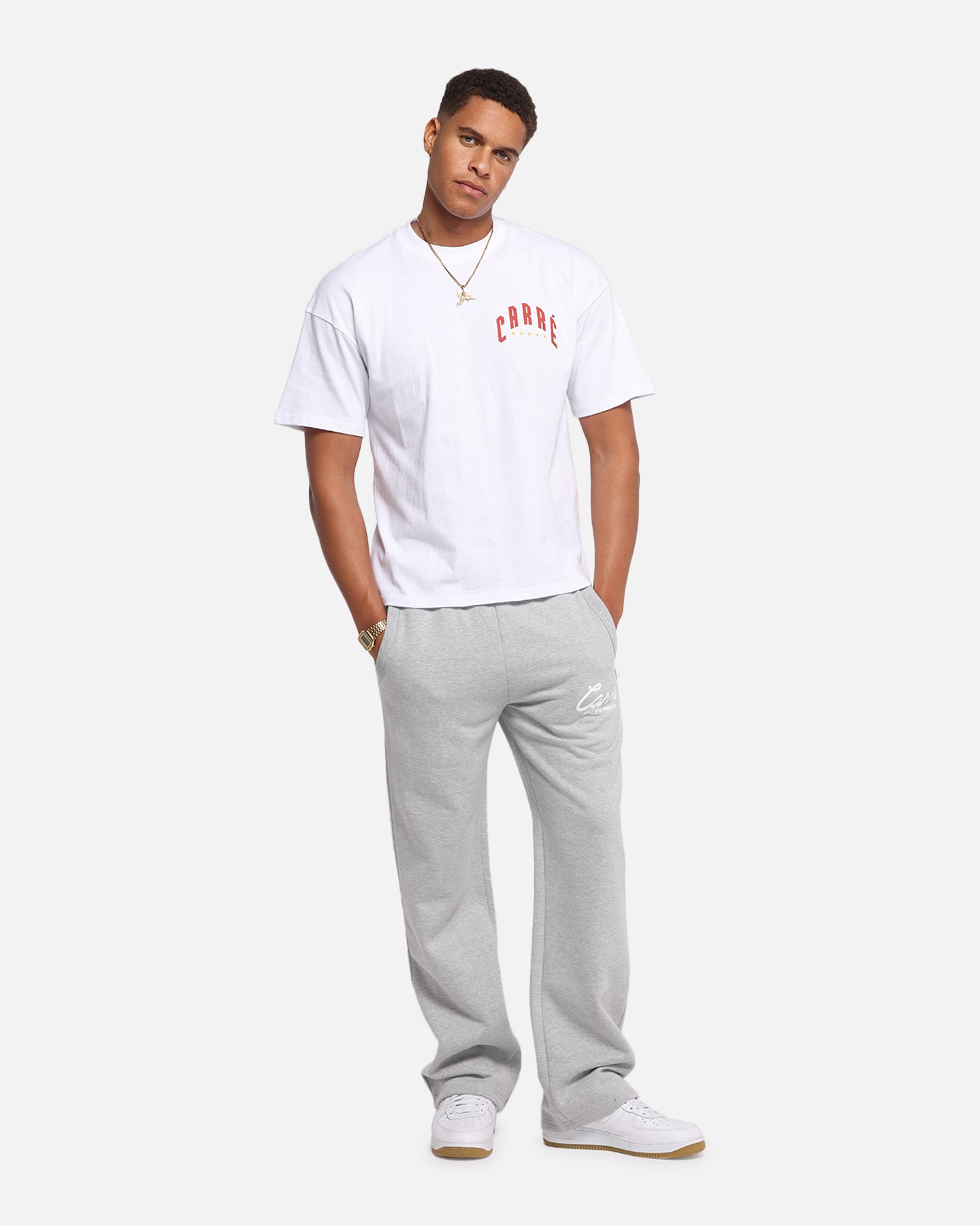 Carre Tiger Glow T-Shirt White、mySite、zt4zffjzw