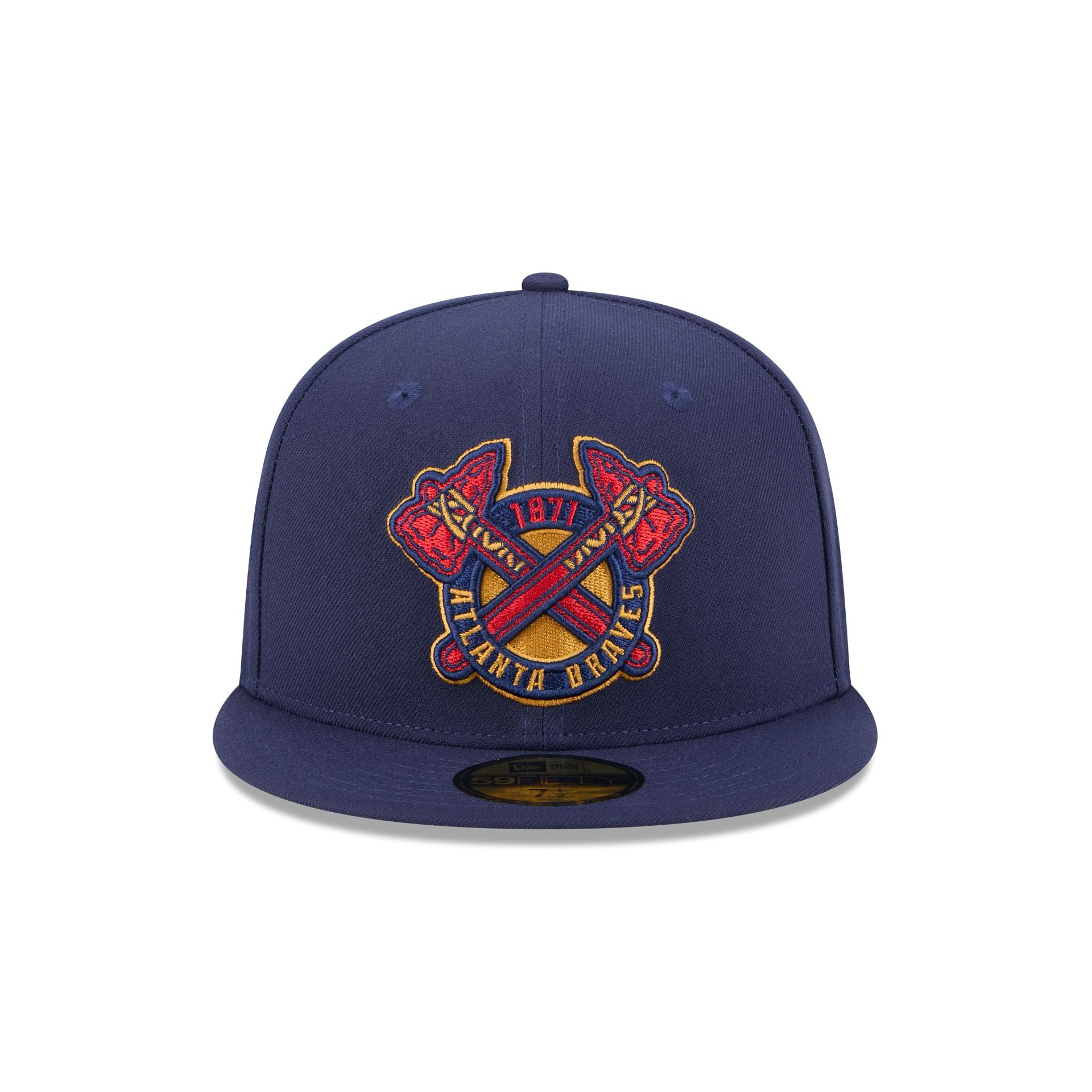 Atlanta Braves Blue Tartan 59FIFTY Fitted Hat、mySite、vikingsvslions