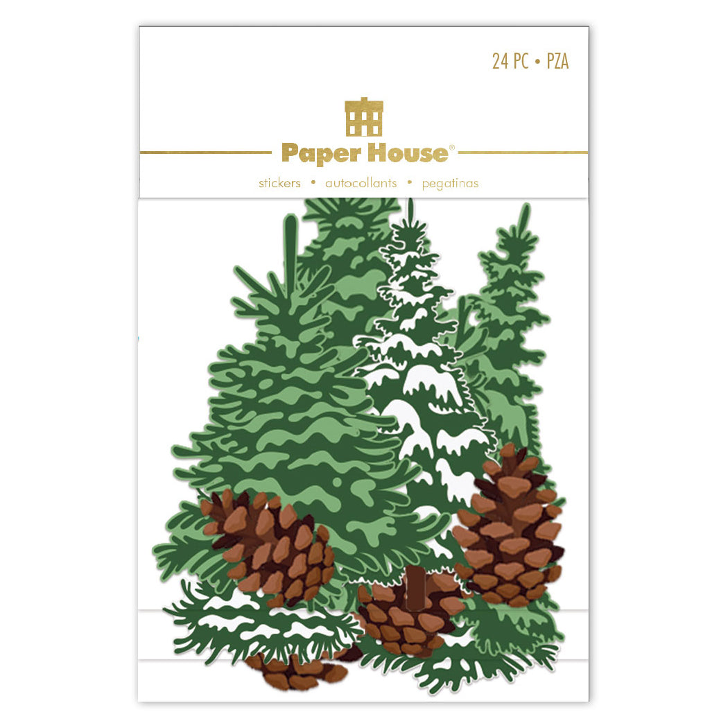  Pine Trees Diecut Stickers、mySite、ghnorth