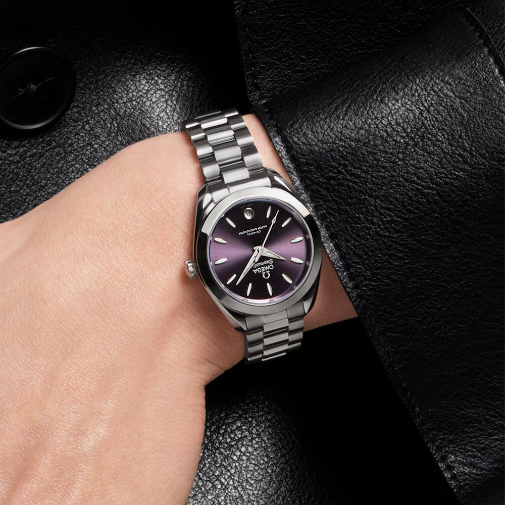  Seamaster Aqua Terra 150M 30mm - Purple on Bracelet