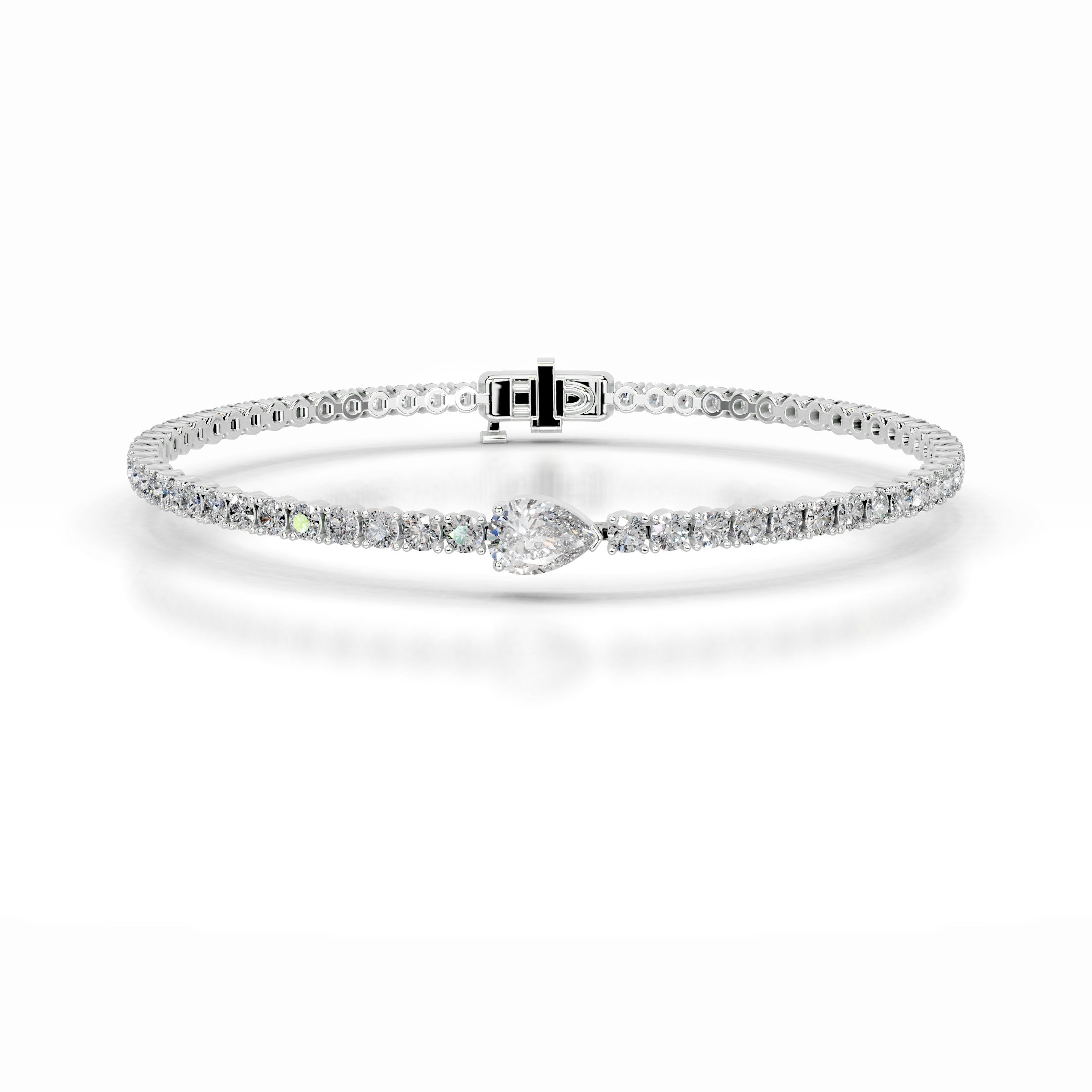 Cheryl Diamond Bracelet - 18K White Gold、mySite、hinf8tx79
