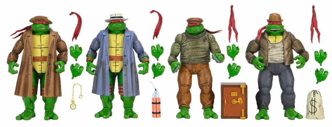 NECA Teenage Mutant Ninja Turtles Gangster Turtles 4-Pack (Mirage Comics)、mySite、hgirdovlk