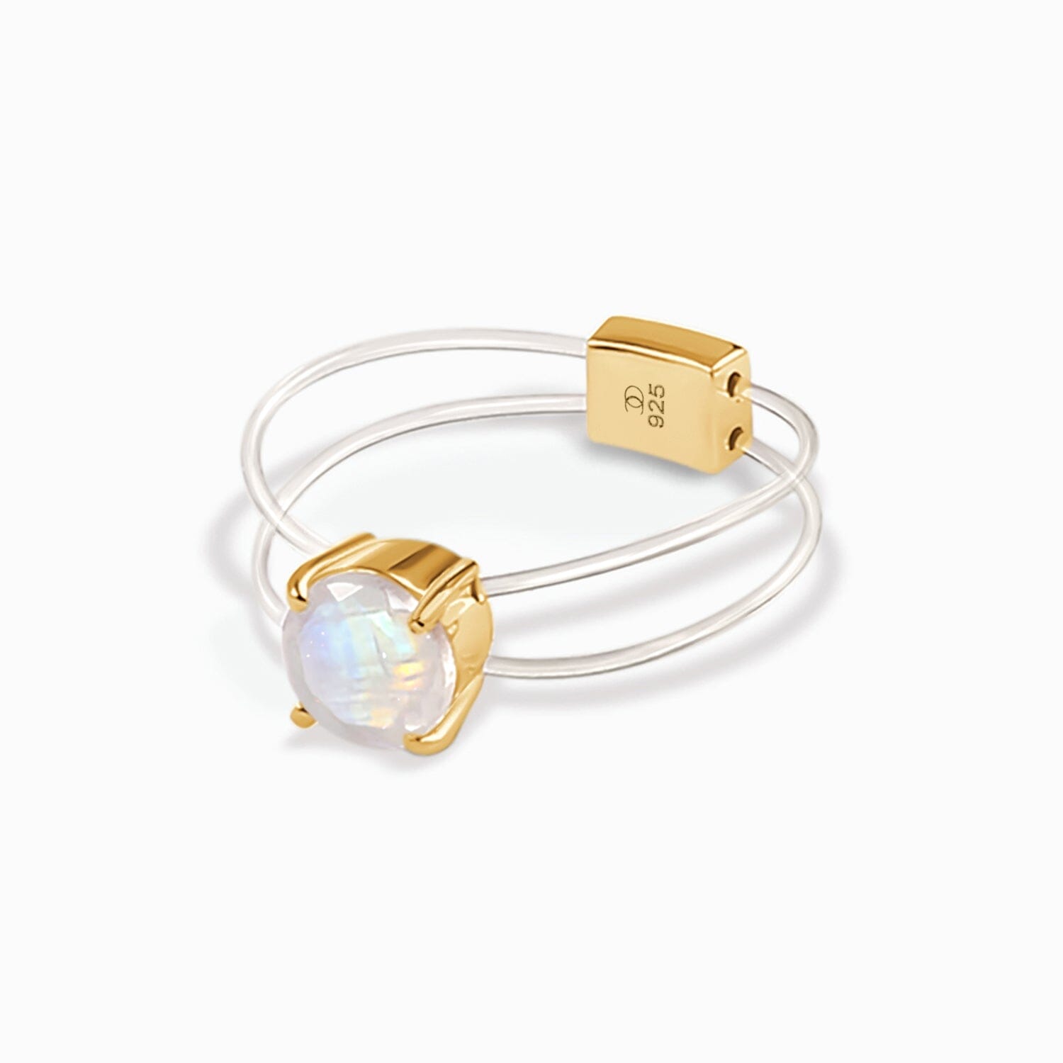 Moonstone Ring - Floating Gem、mySite、hinf8tx79
