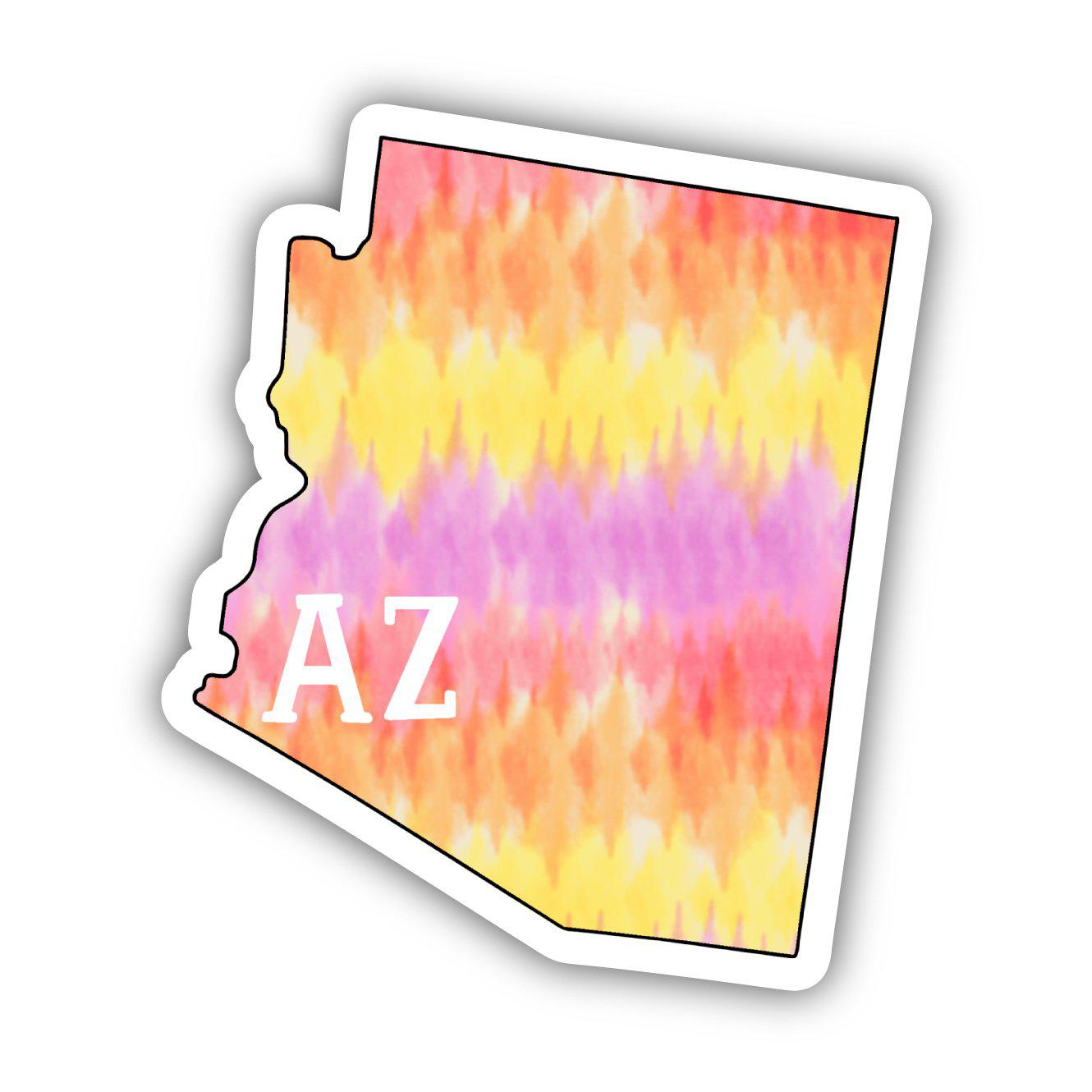  Arizona Tie Dye Stripes Sticker、mySite、elrpsem3k