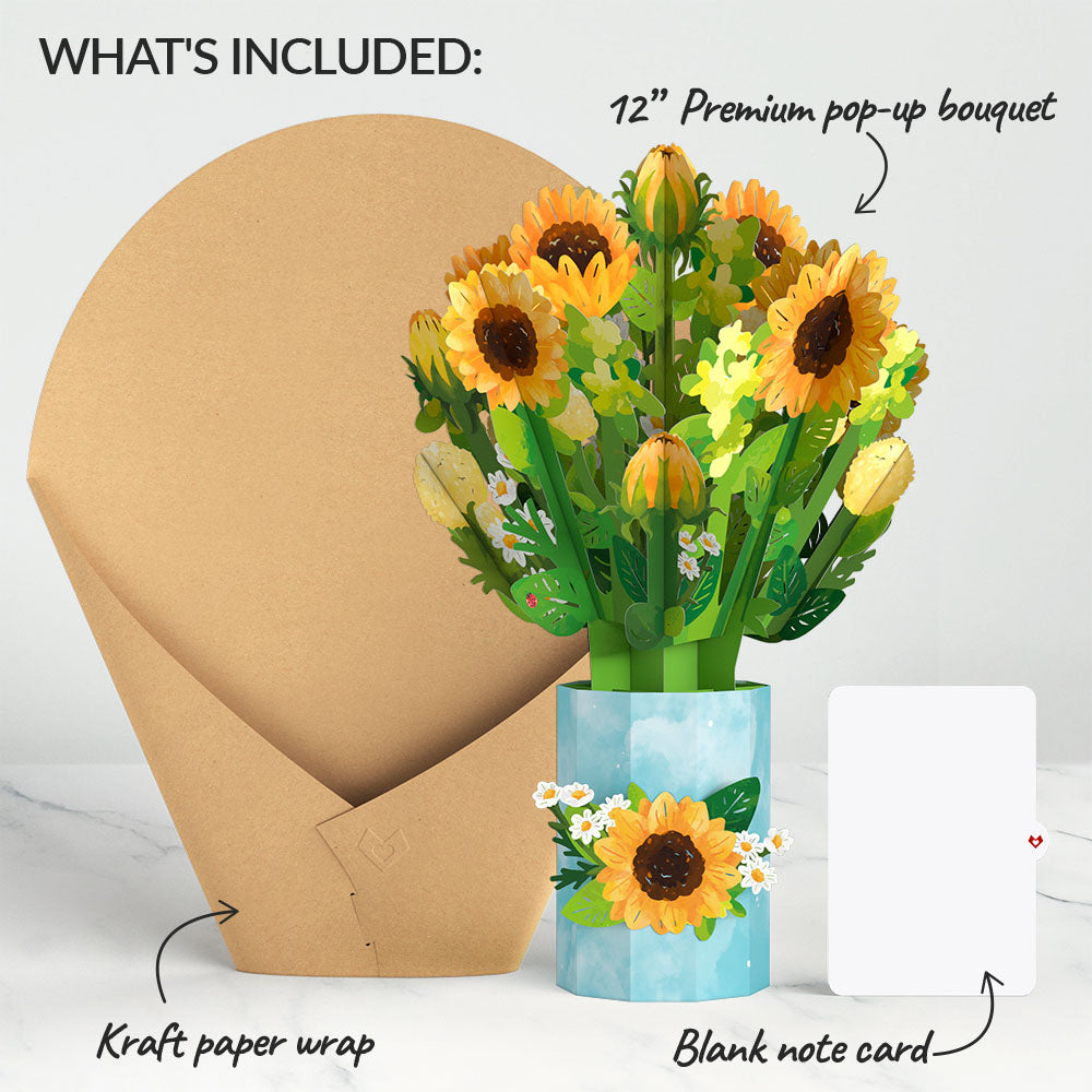 Sunflower Blooms Bouquet、mySite、solidvoid