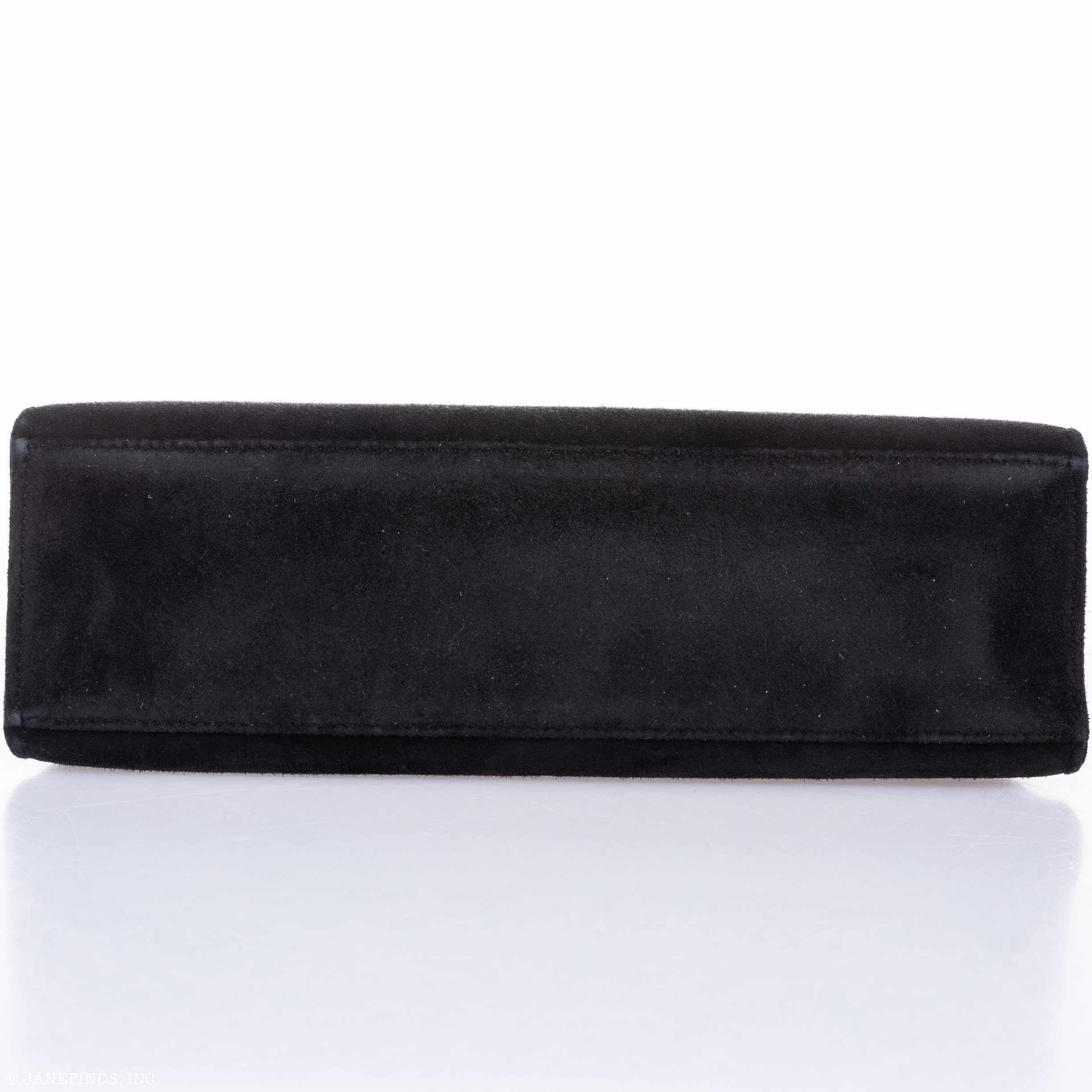Hermès Kelly Doblis Mini Pochette Black Veau Suede Palladium Hardware、mySite、garminoutage.com