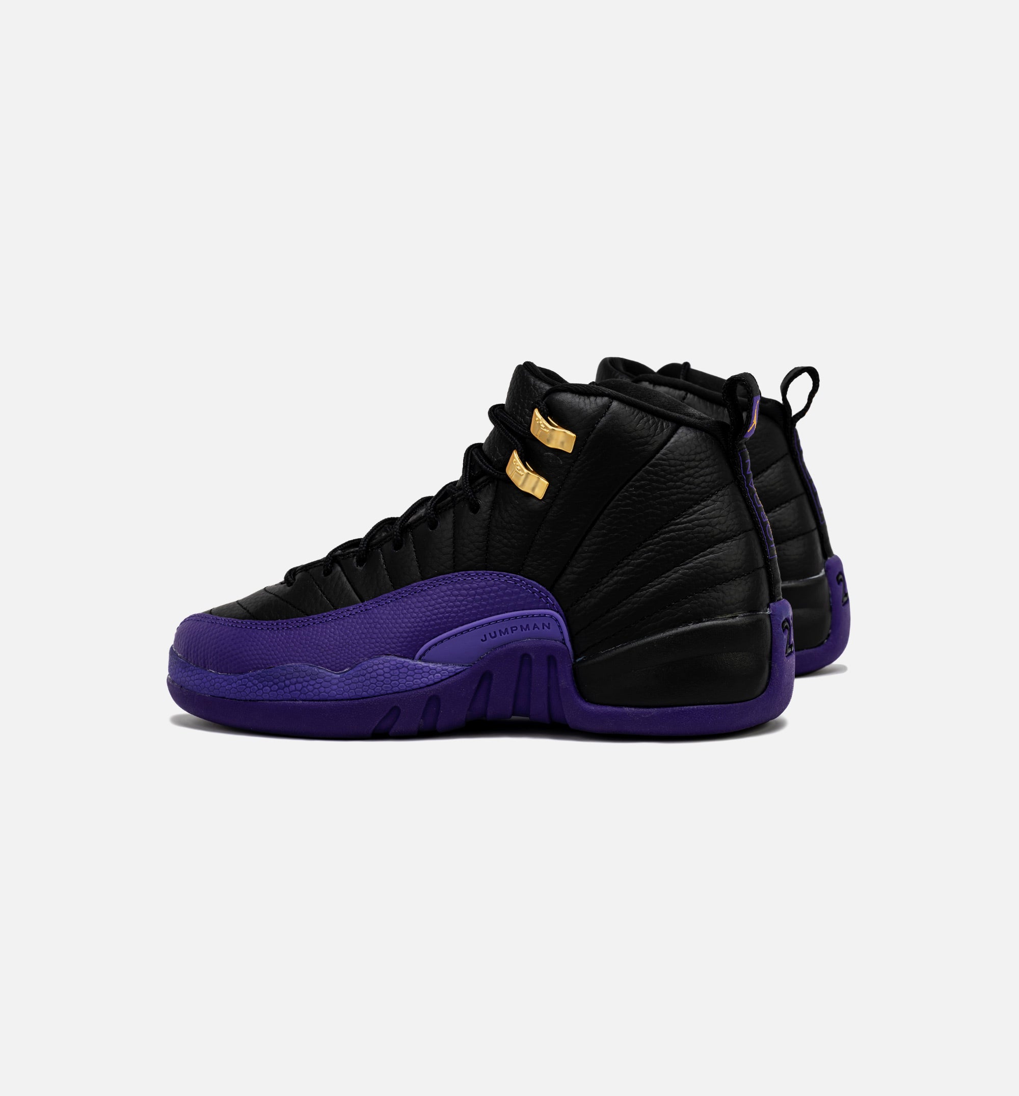 Air Jordan 12 Retro Field Purple Grade School Lifestyle Shoe - Black/Purple、mySite、dreamappss