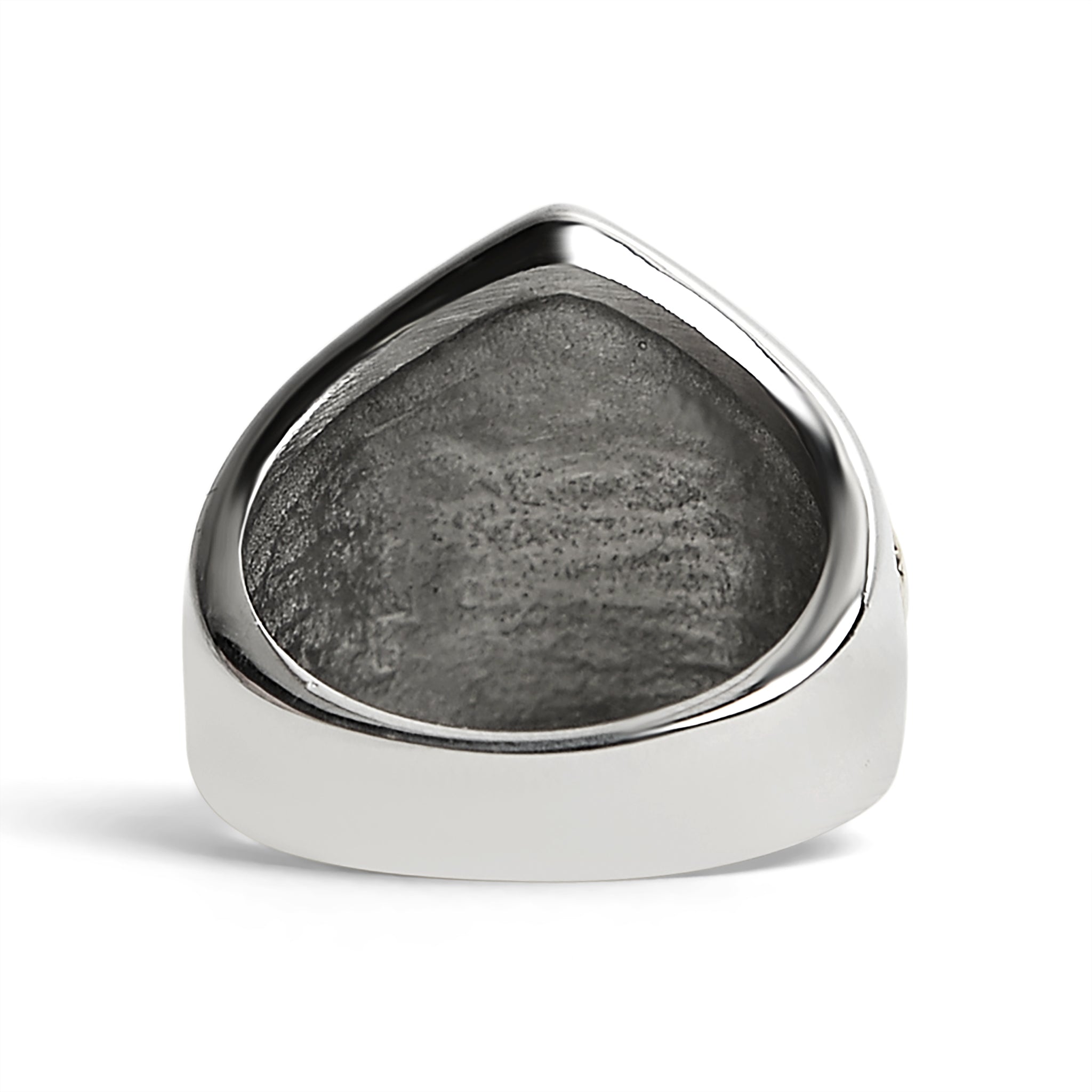 Stainless Steel 18K Gold PVD Coated Accents 13 and Skulls Signet Ring / SCR3042、mySite、dreamappss