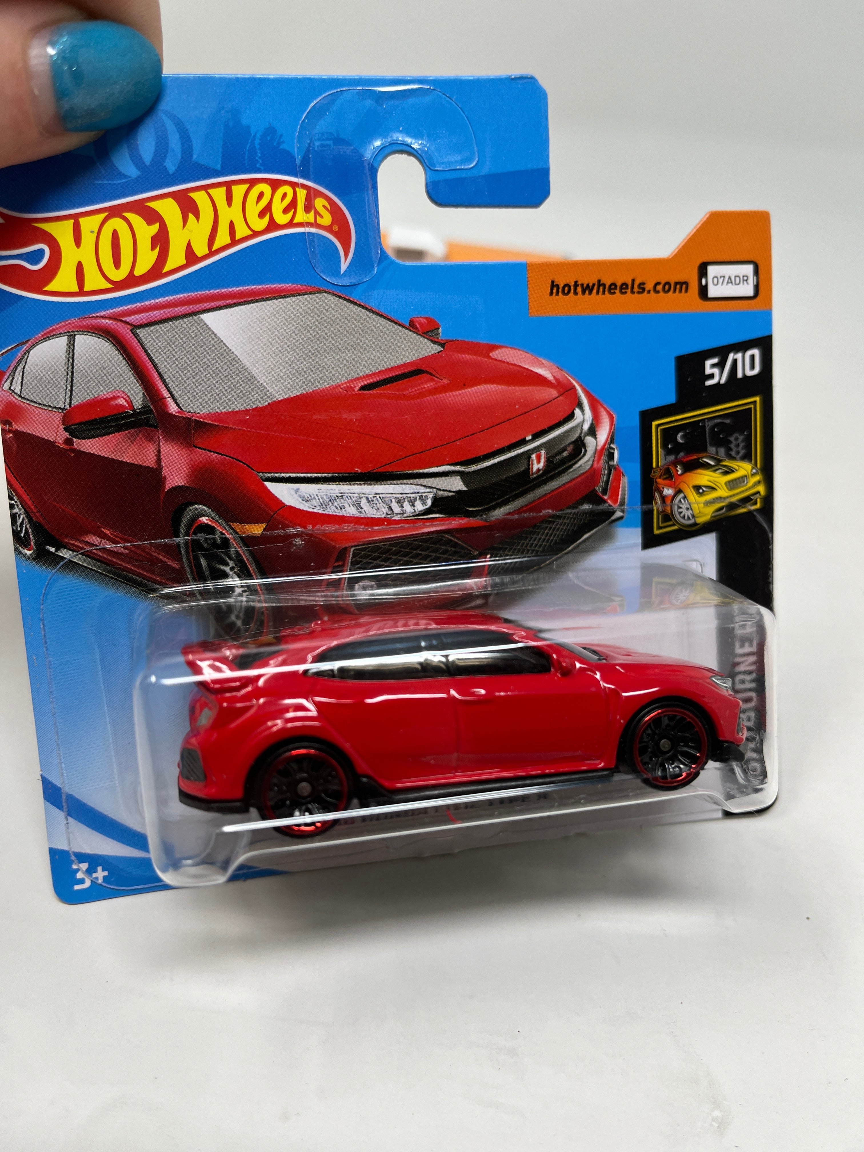 2018 Honda Civic Type R #171 * RED * 2019 Hot Wheels Short Card、mySite、hgirdovlk