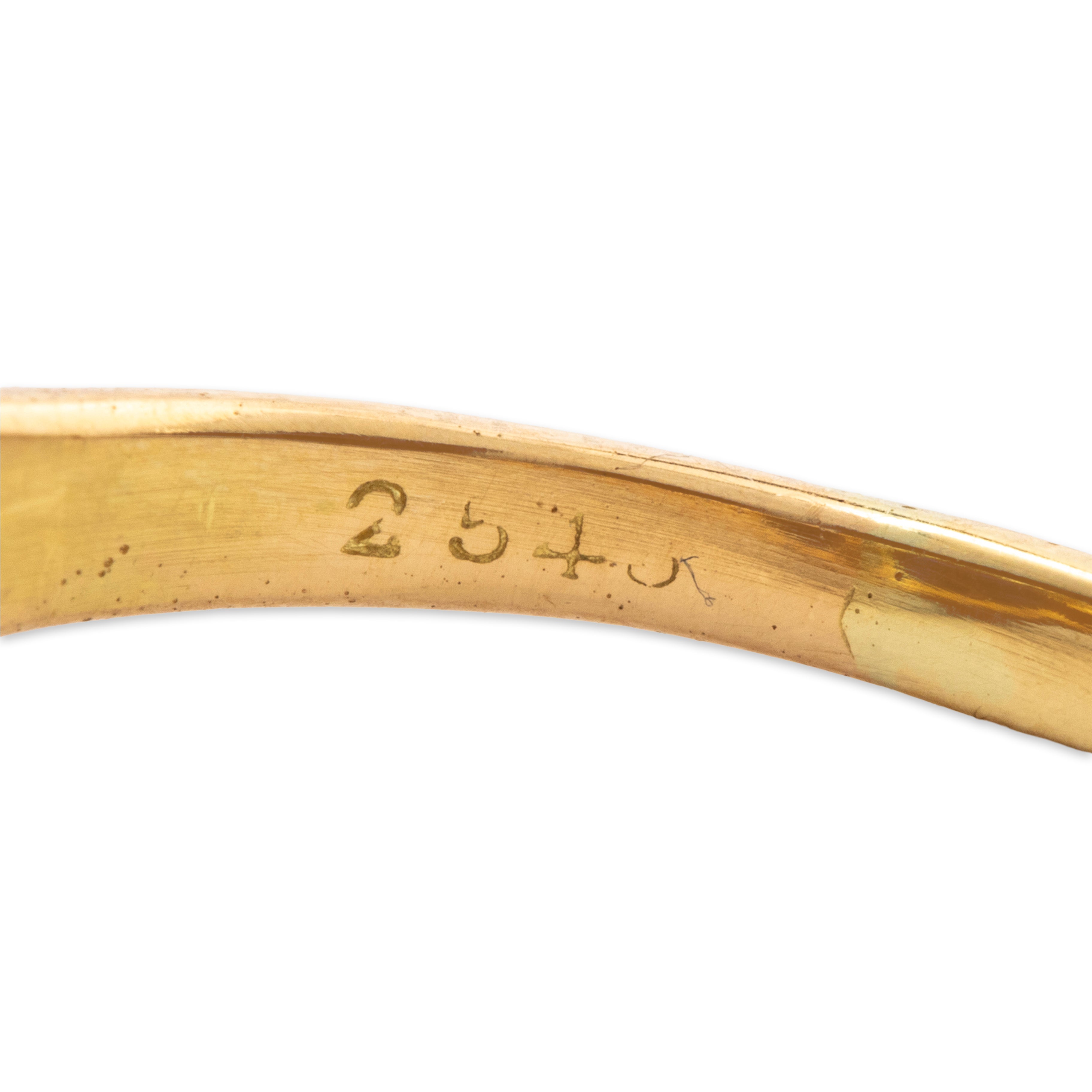 Antique English 18k Yellow Gold 1.37cttw Sapphire Diamond Edwardian Ring 6.75、mySite、hinf8tx79