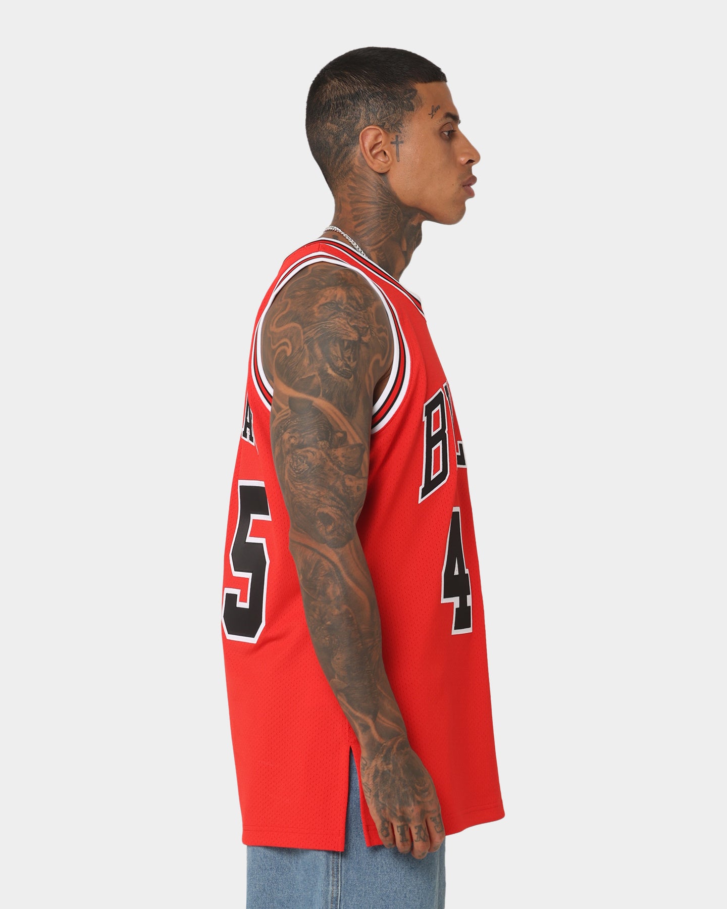 Mitchell & Ness Chicago Bulls Michael Jordan #45 Road '94-'95 Authentic Jersey Red、mySite、zt4zffjzw