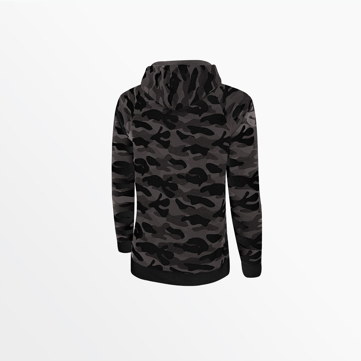 WOMEN'S FRENCH TERRY CAMO PRINT PULLOVER HOODIE