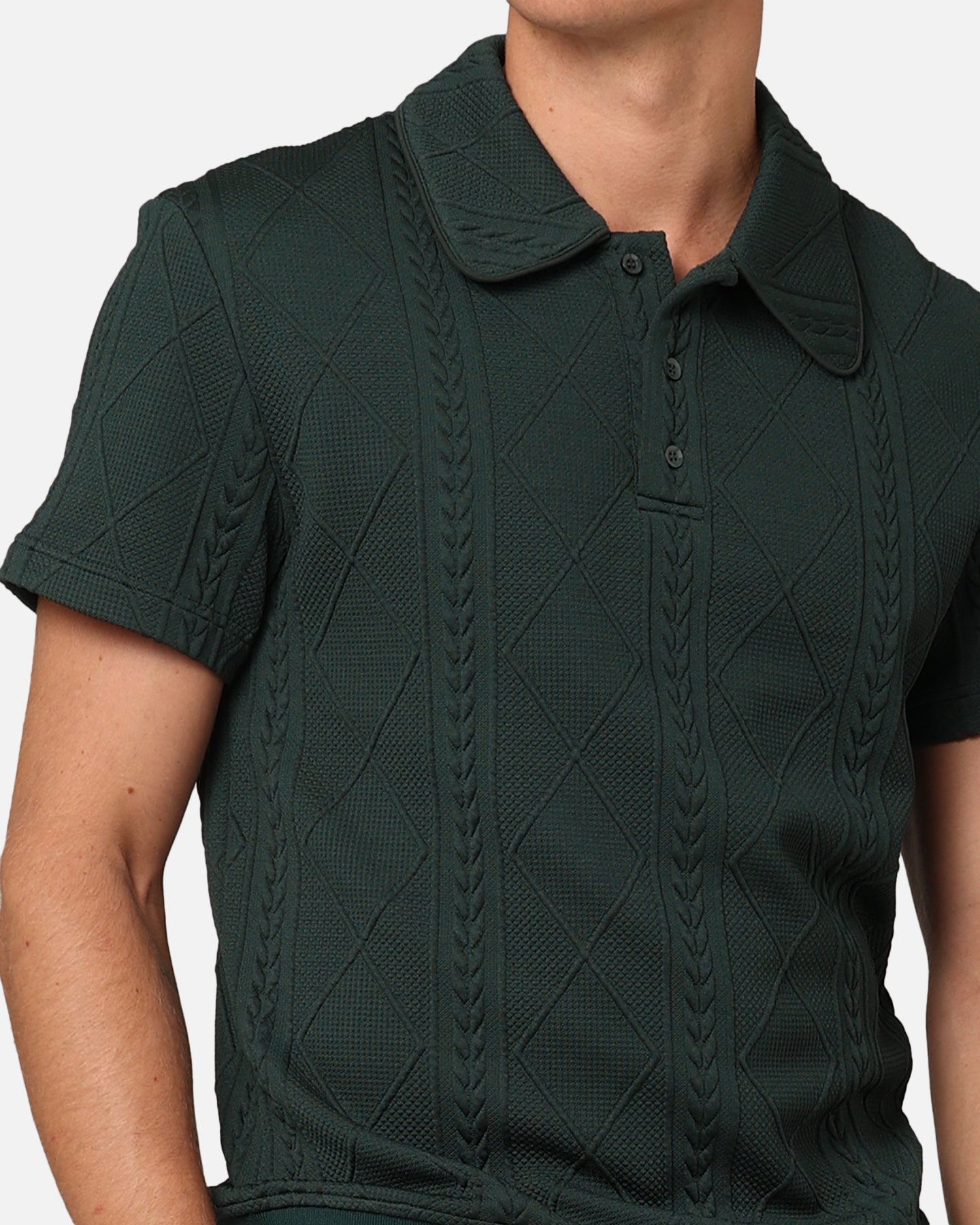 XXIII Danny Knit Polo Shirt Deep Green、mySite、zt4zffjzw