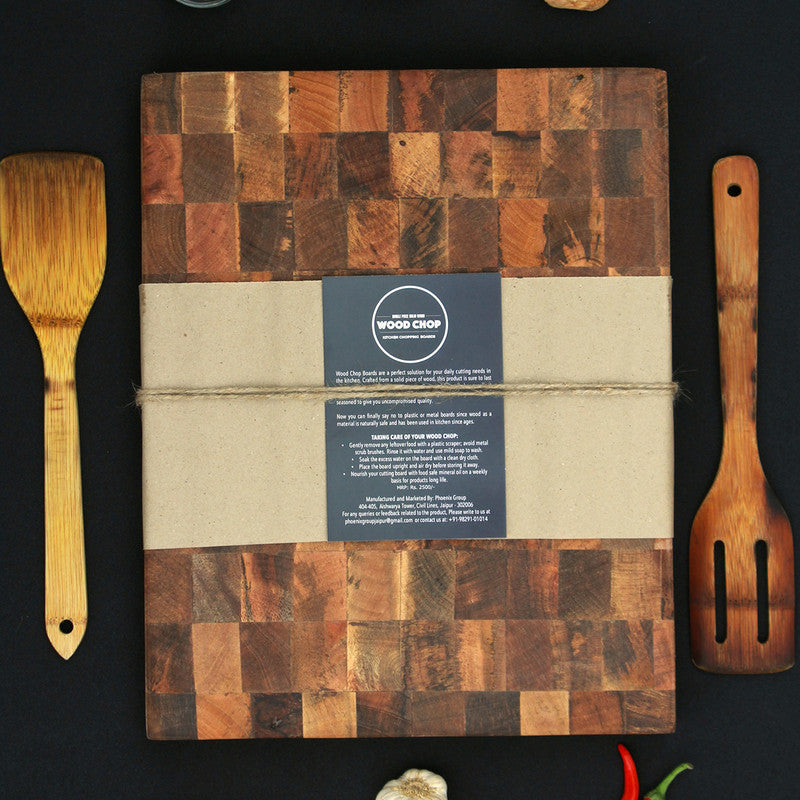 Wooden End Grain Cutting Board | Butcher Block | Brown、mySite、camillekostekn