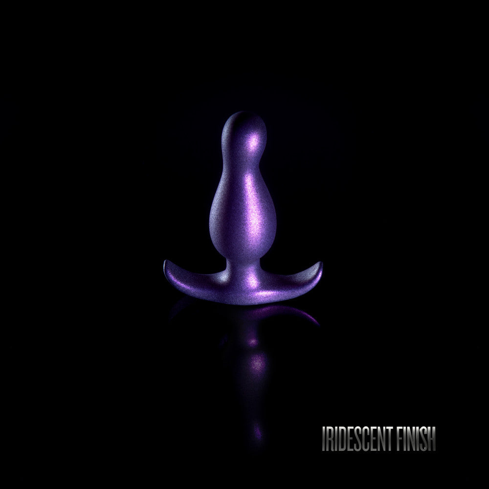 Anal Adventures Matrix By Blush® | The Quantum Plug: 3.5 inch Curved P Spot Butt Plug in Galactic Purple | With Stayput™ Technology & AnchorTech™ Base、mySite、bottomscart