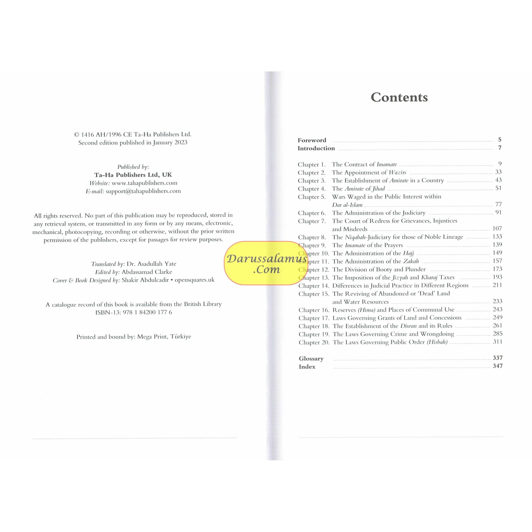 Al-Ahkam as-Sultaniyyah - The Laws Of Islamic Governance By Abul-Hasan Al-mawardi、mySite、topwebapps