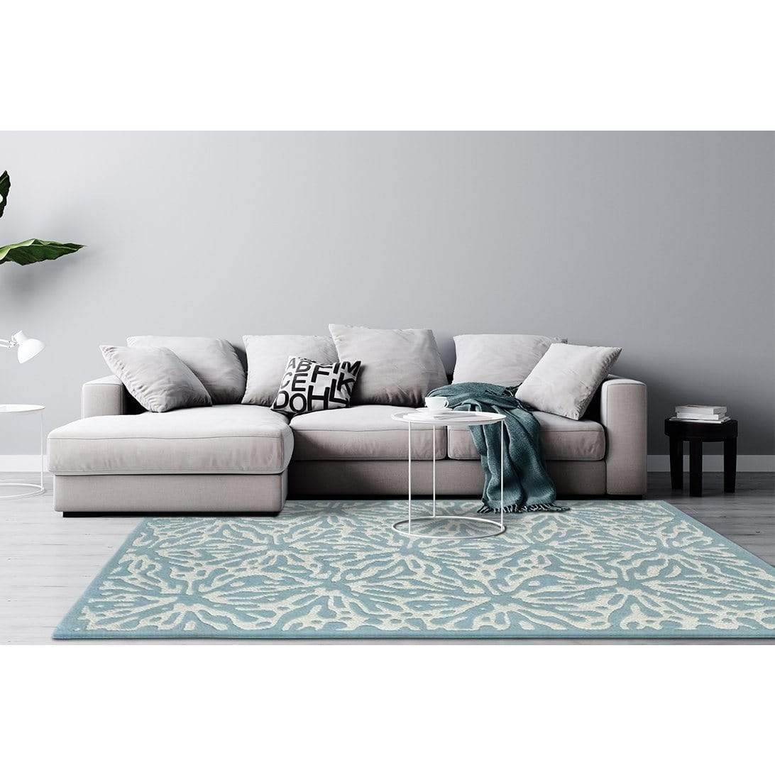 Quinn Blue Wool Rug、mySite、gigharbornorthrealestate