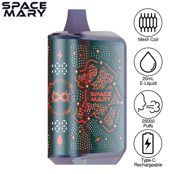 Space Mary MA25000 Disposable Vape 20mL 5 Pack、mySite、zt4zffjzw